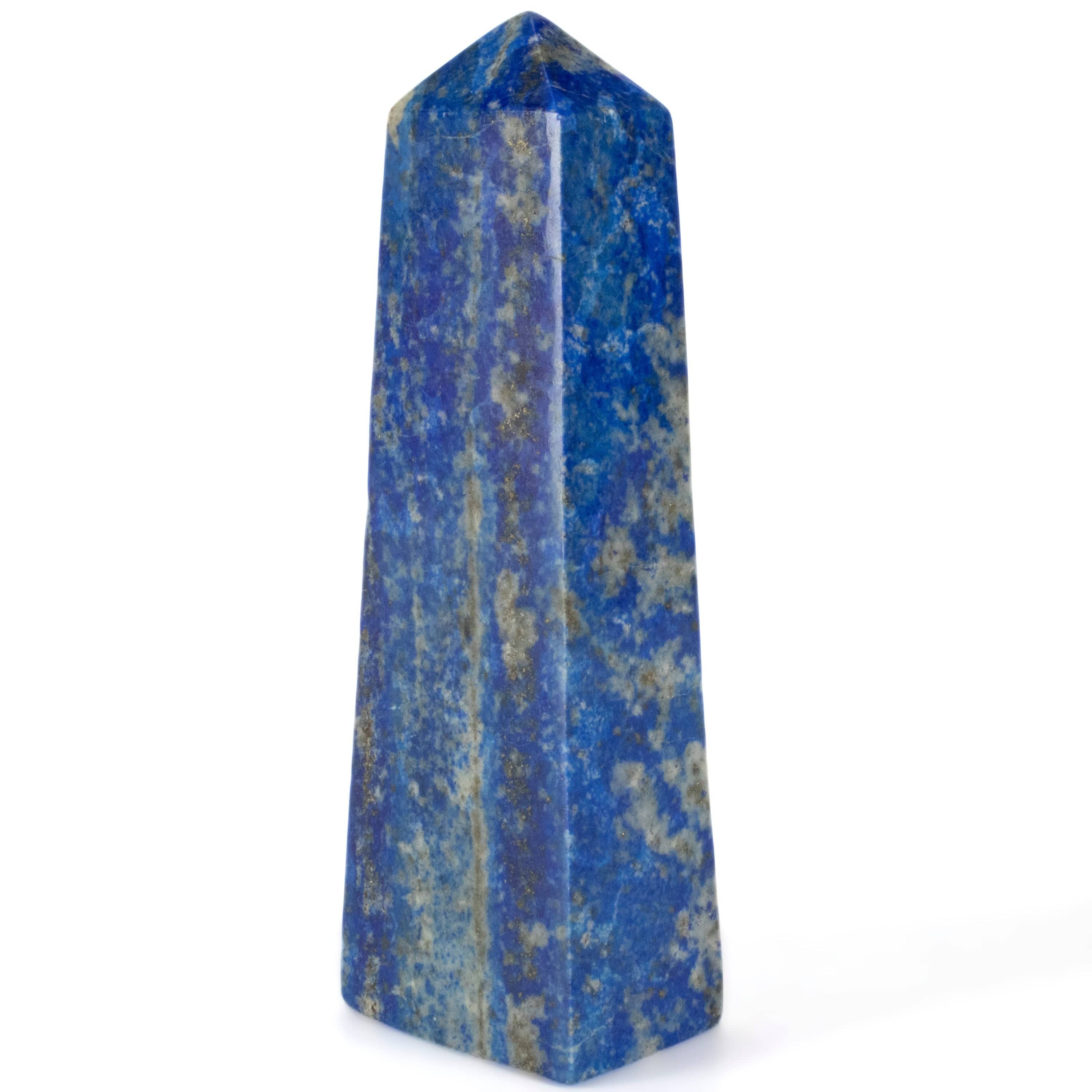 Kalifano Lapis Lapis Lazuli Polished Obelisk from Afghanistan - 6" / 559 grams LPOB1150.001