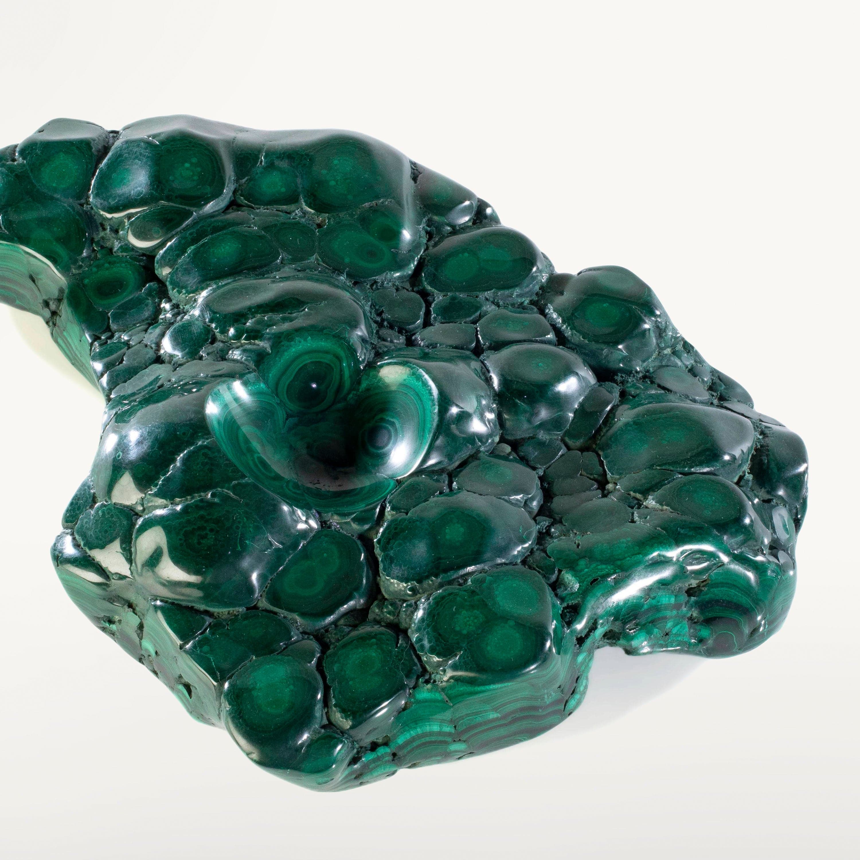 Kalifano Malachite Malachite Ashtray / Bowl Carving 14.5" / 10,480g MAA11600.001