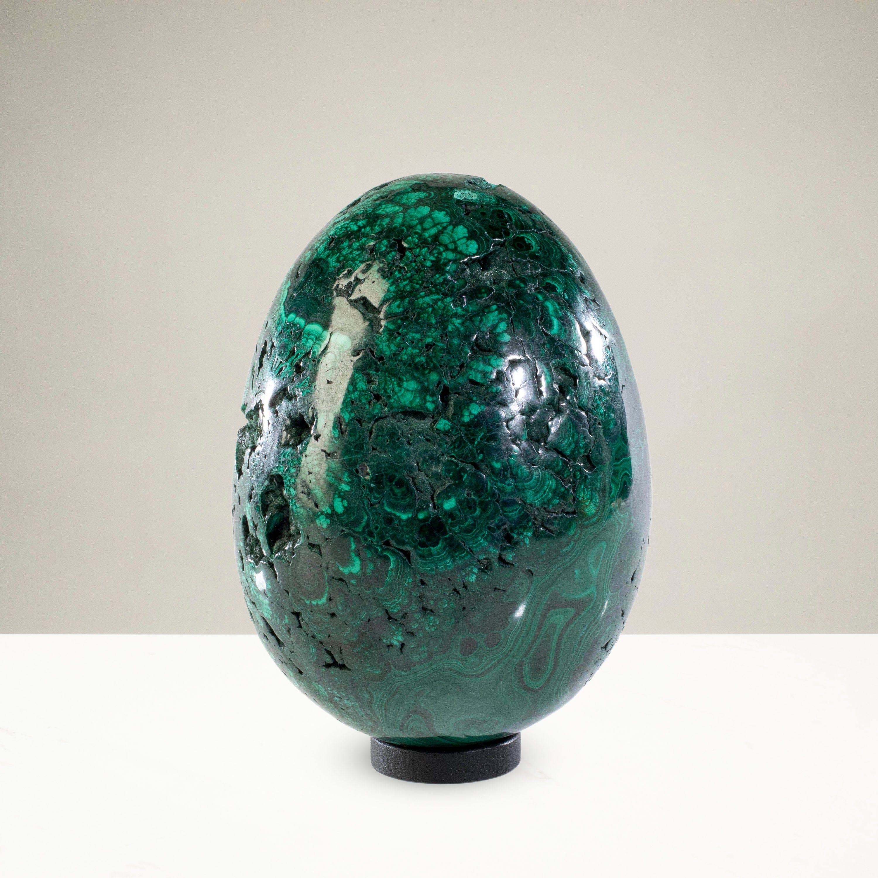 Kalifano Malachite Malachite Egg Carving 5" / 5,780g EGG14000-MA.001