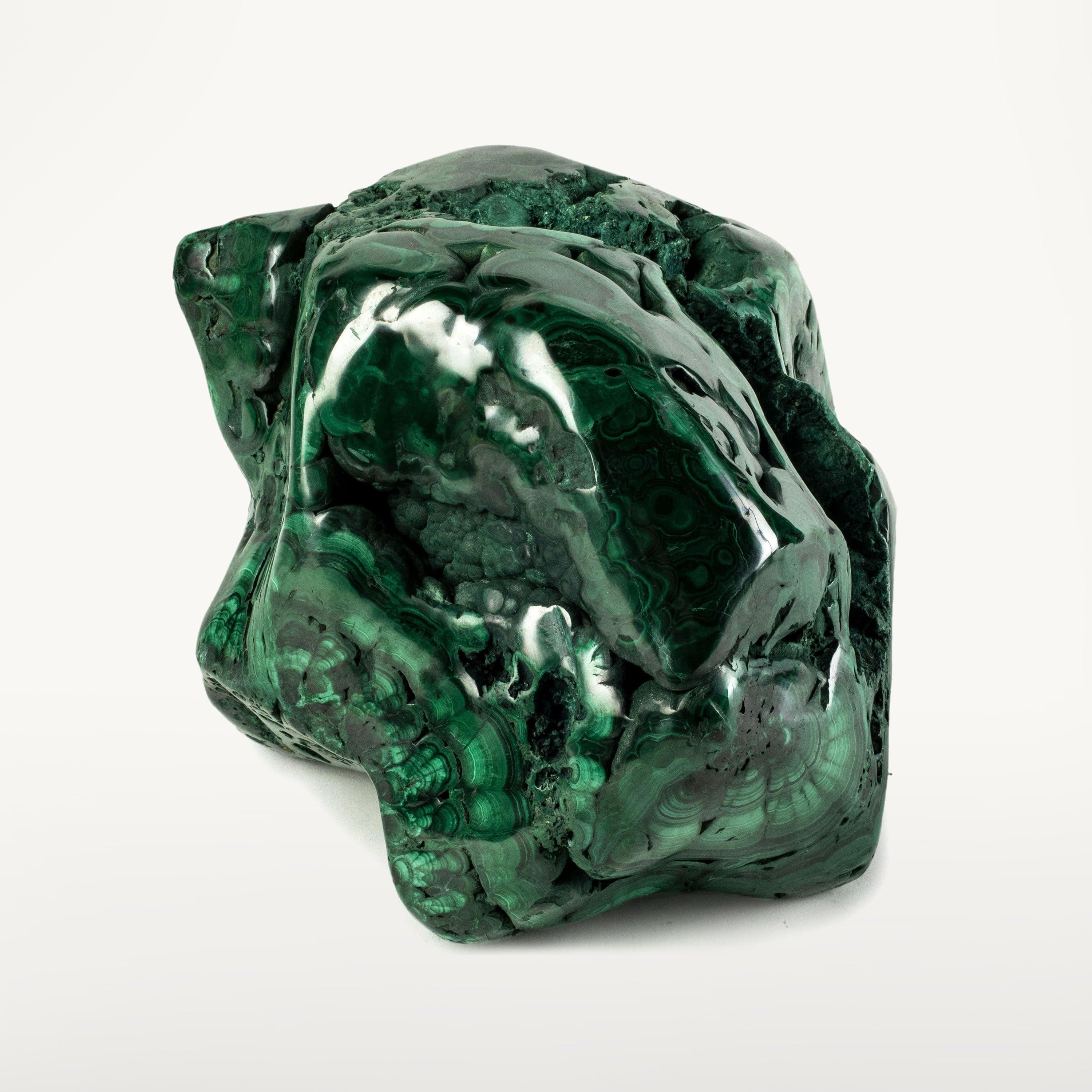 Kalifano Malachite Rare Natural Green Malachite Polished Freeform Specimen from Congo - 13.3 kg / 29.2 lbs MA9000.002