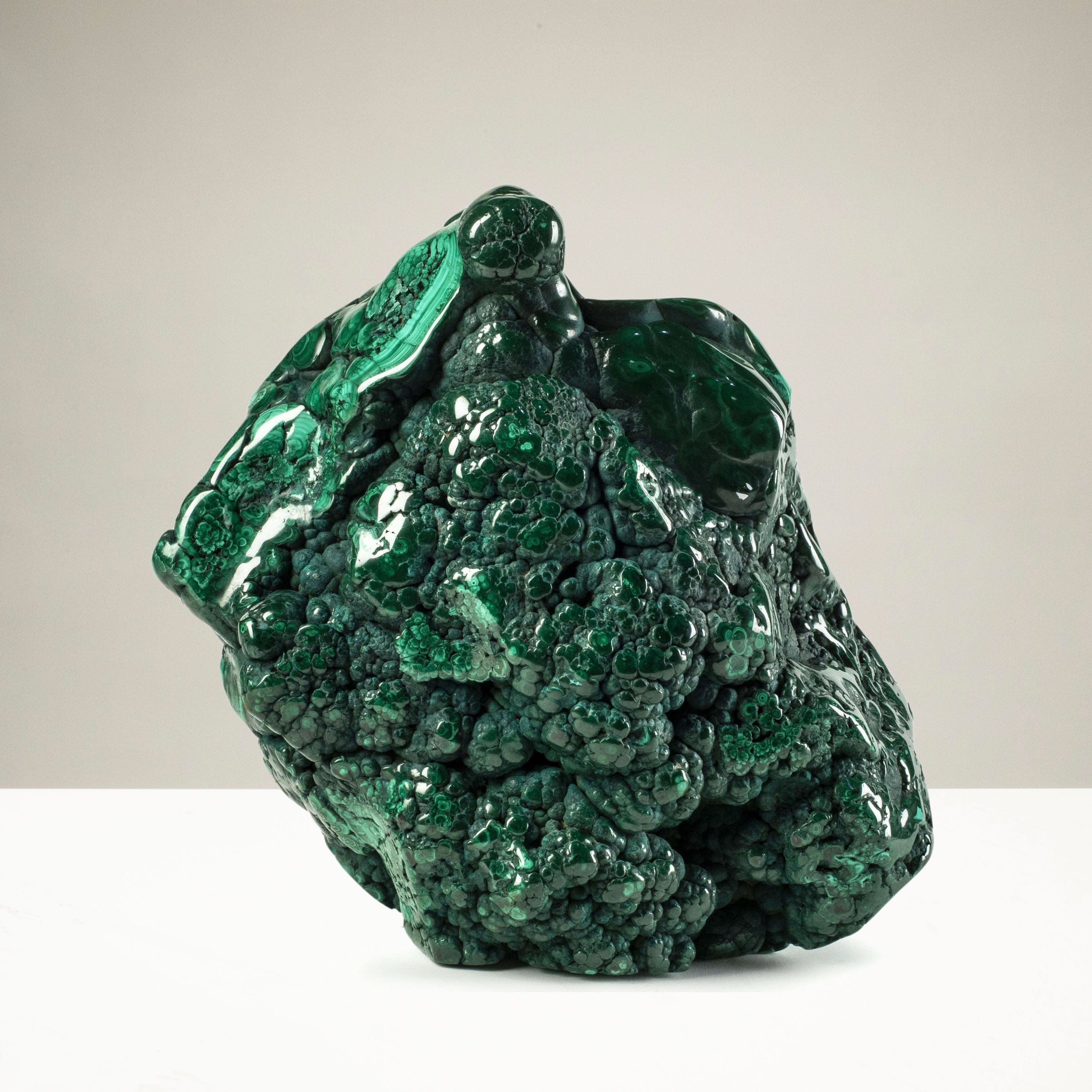 Kalifano Malachite Rare Natural Green Malachite Polished Freeform Specimen from Congo - 16.7 kg / 36.9 lbs MA11500.001