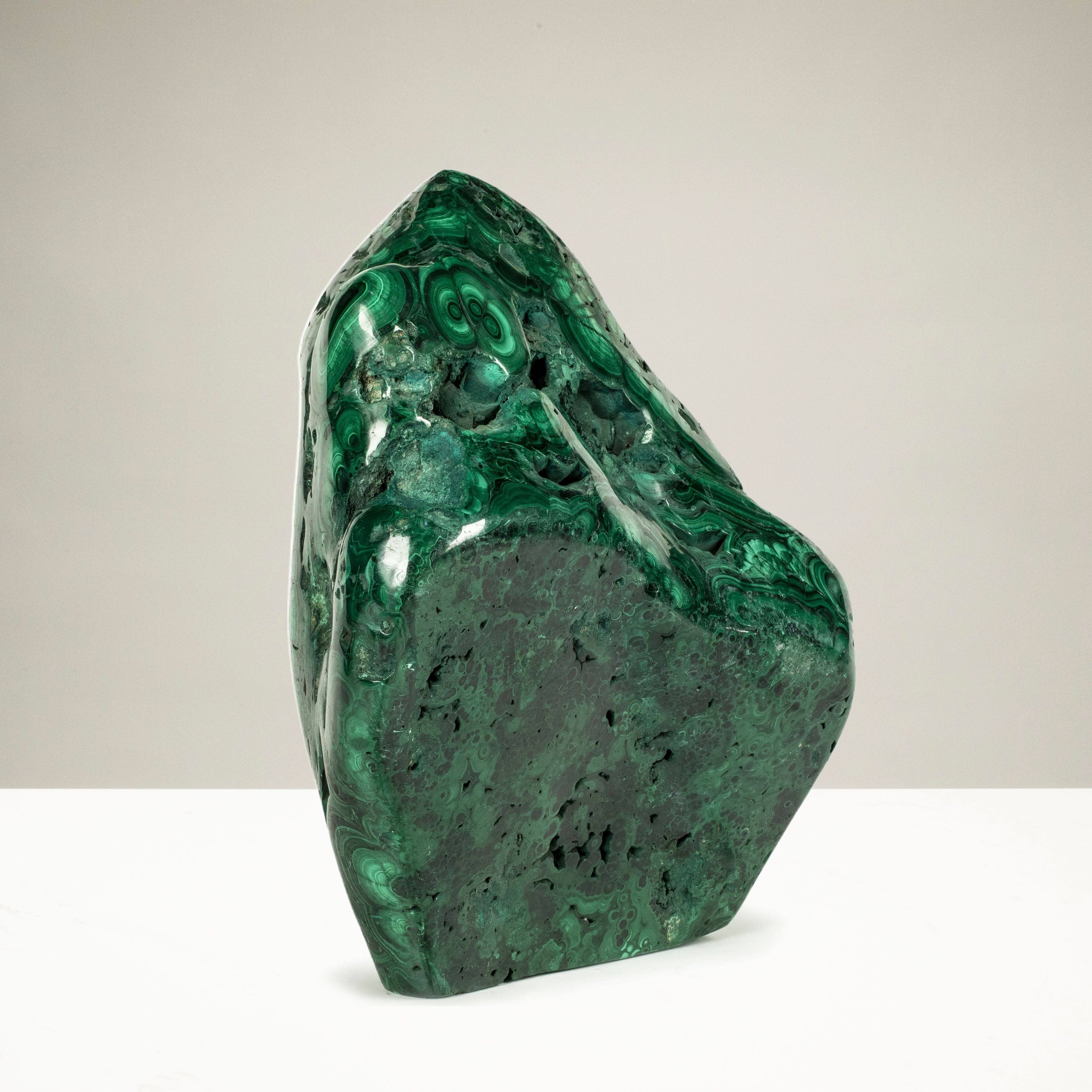 Kalifano Malachite Rare Natural Green Malachite Polished Freeform Specimen from Congo - 21.7 kg / 47.7 lbs MA13600.001