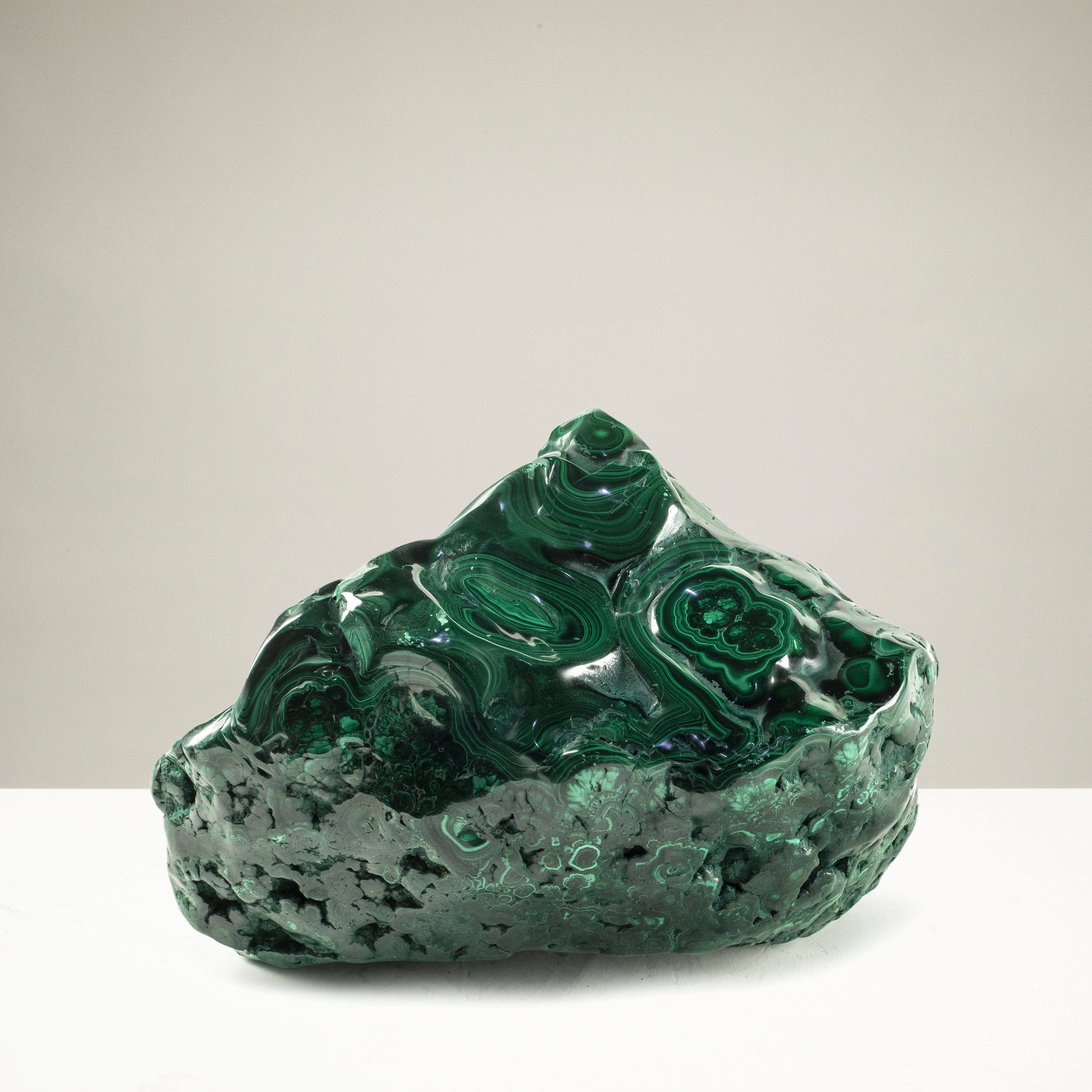 Kalifano Malachite Rare Natural Green Malachite Polished Freeform Specimen from Congo - 22.6 kg / 49.9 lbs MA14400.001