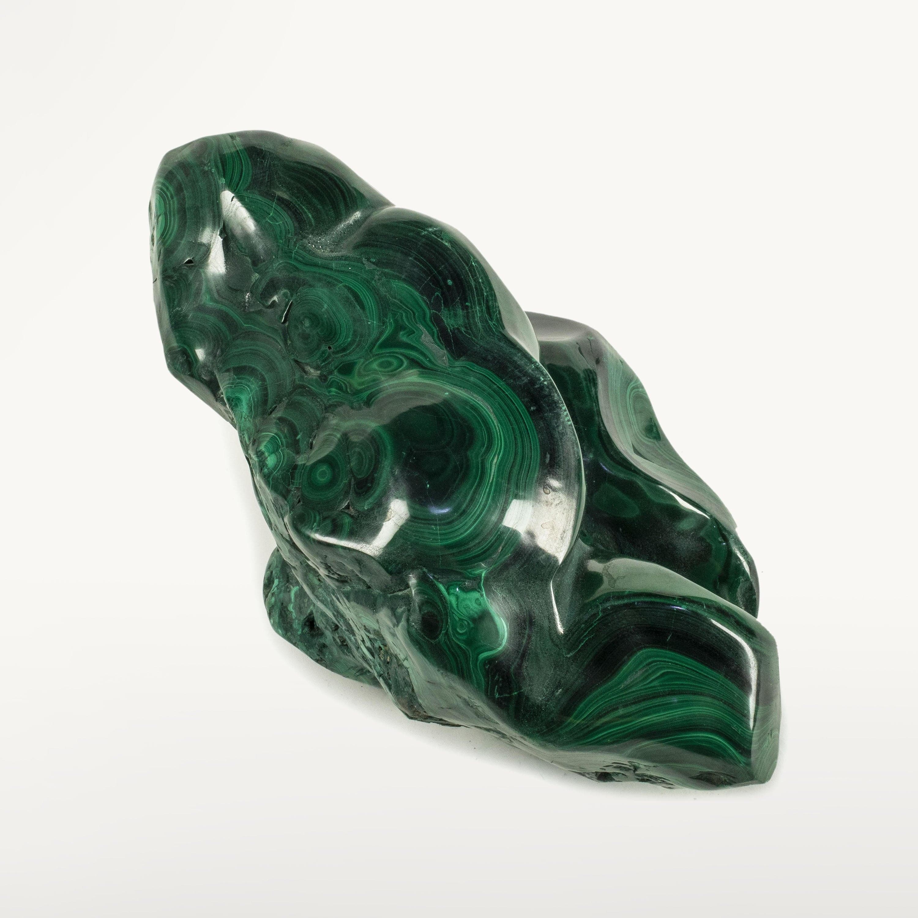 Kalifano Malachite Rare Natural Green Malachite Polished Freeform Specimen from Congo - 8.9 kg / 19.5 lbs MA5850.001