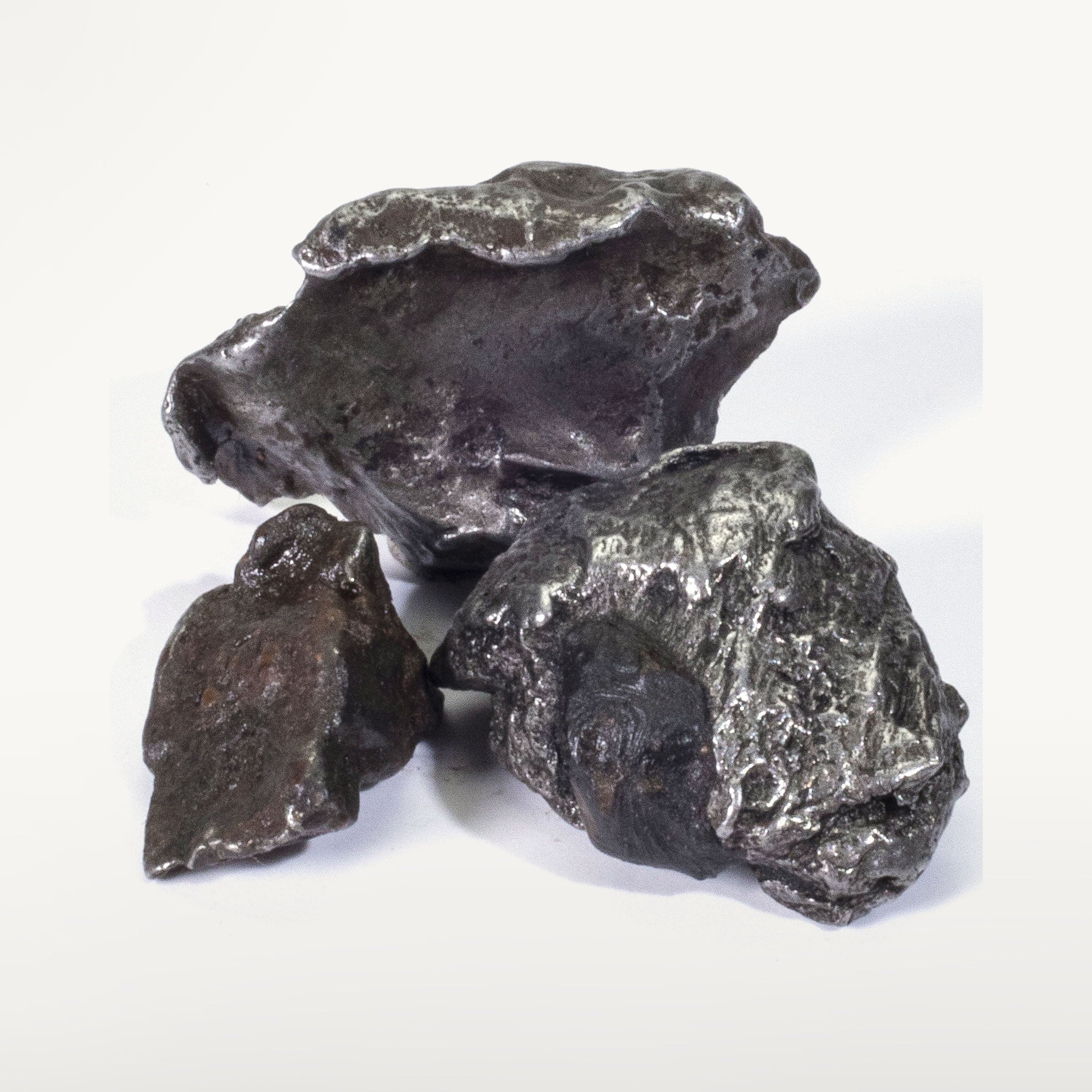 Kalifano Meteorites Natural Sikhote-Alin Meteorite from Russia (3 Pieces) MTS100