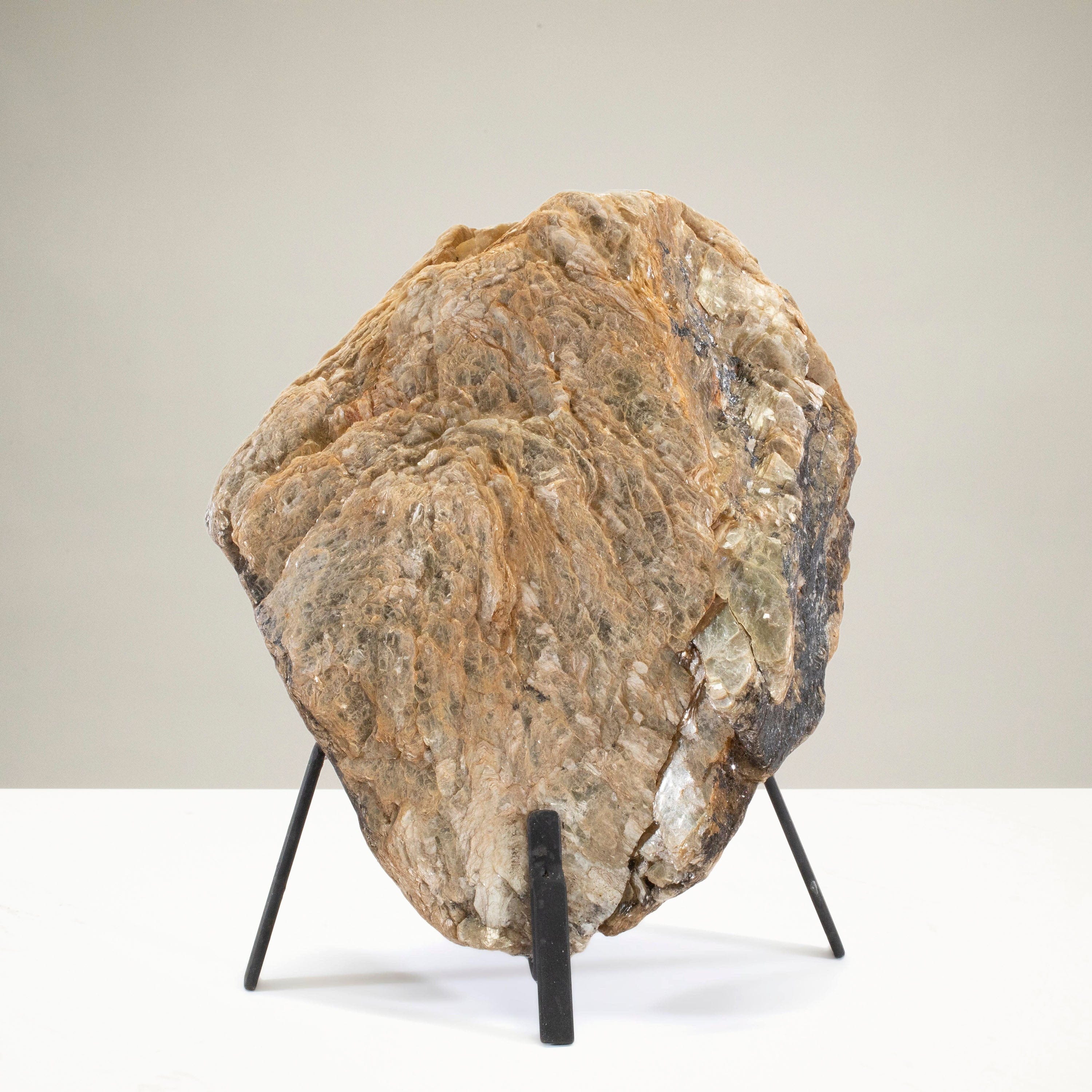Kalifano Mica Natural Mica on Custom Stand from Brazil - 12.5" / 19 lbs MC4400.001