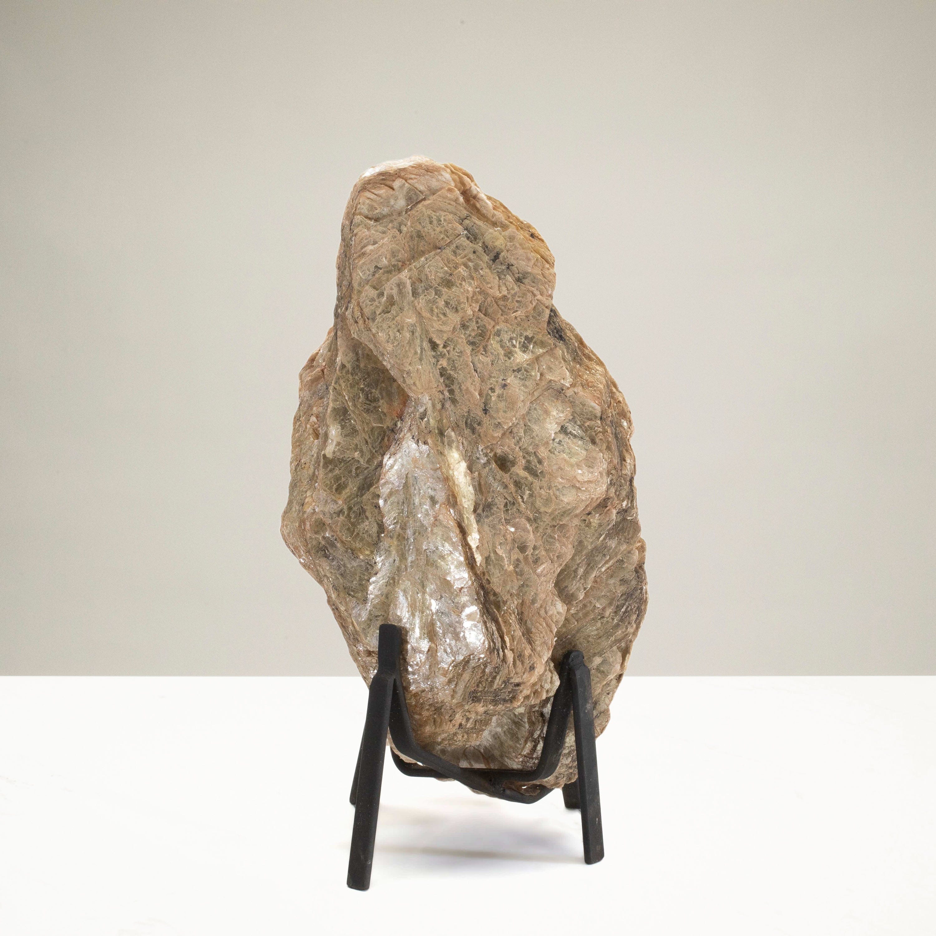 Kalifano Mica Natural Mica on Custom Stand from Brazil - 14" / 18 lbs MC4100.003