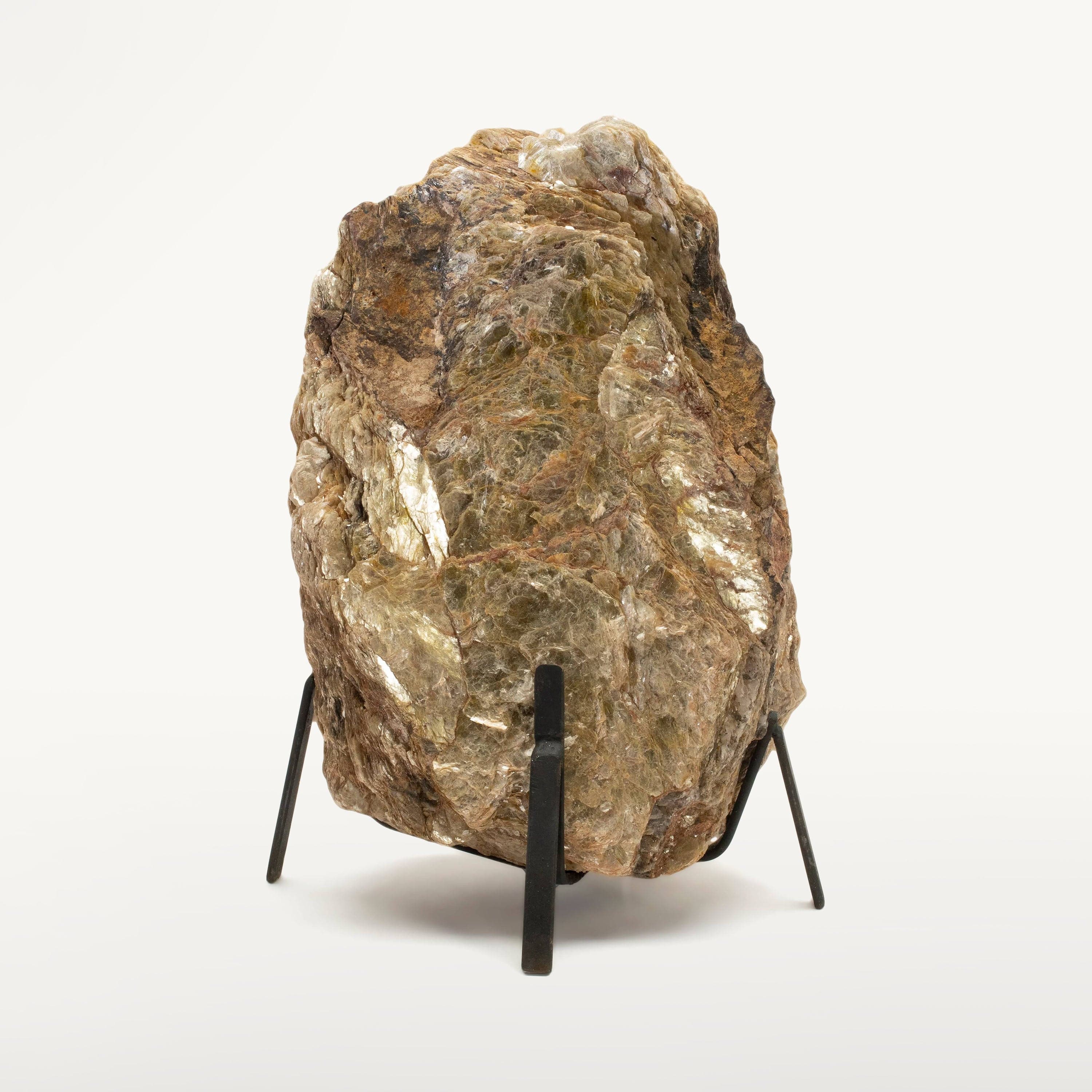 Kalifano Mica Natural Mica on Custom Stand from Brazil - 14.5" / 31 lbs MC7200.003
