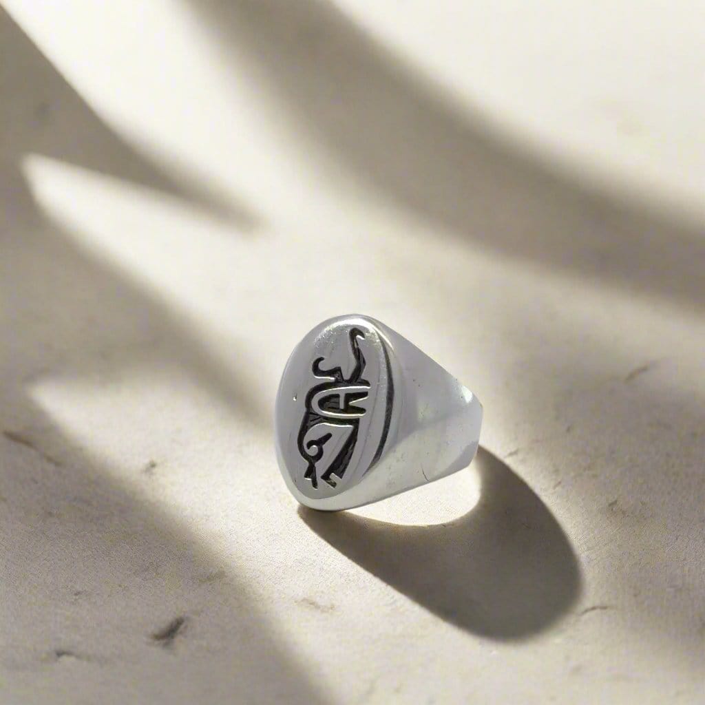 Kalifano Native American Jewelry Bird Hopi USA Native American Made 925 Sterling Silver Ring