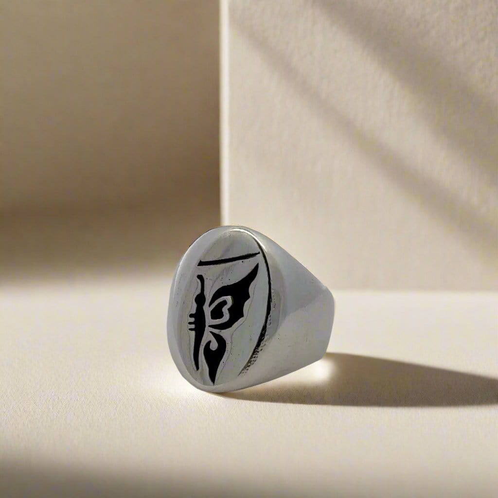 Kalifano Native American Jewelry Butterfly Hopi USA Native American Made 925 Sterling Silver Ring