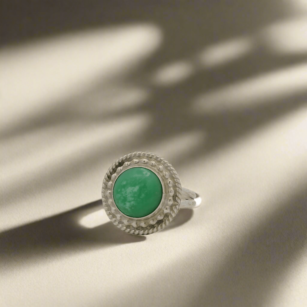 Kalifano Native American Jewelry Byrone Begay Genuine Turquoise Navajo USA Native American Made 925 Sterling Silver Ring