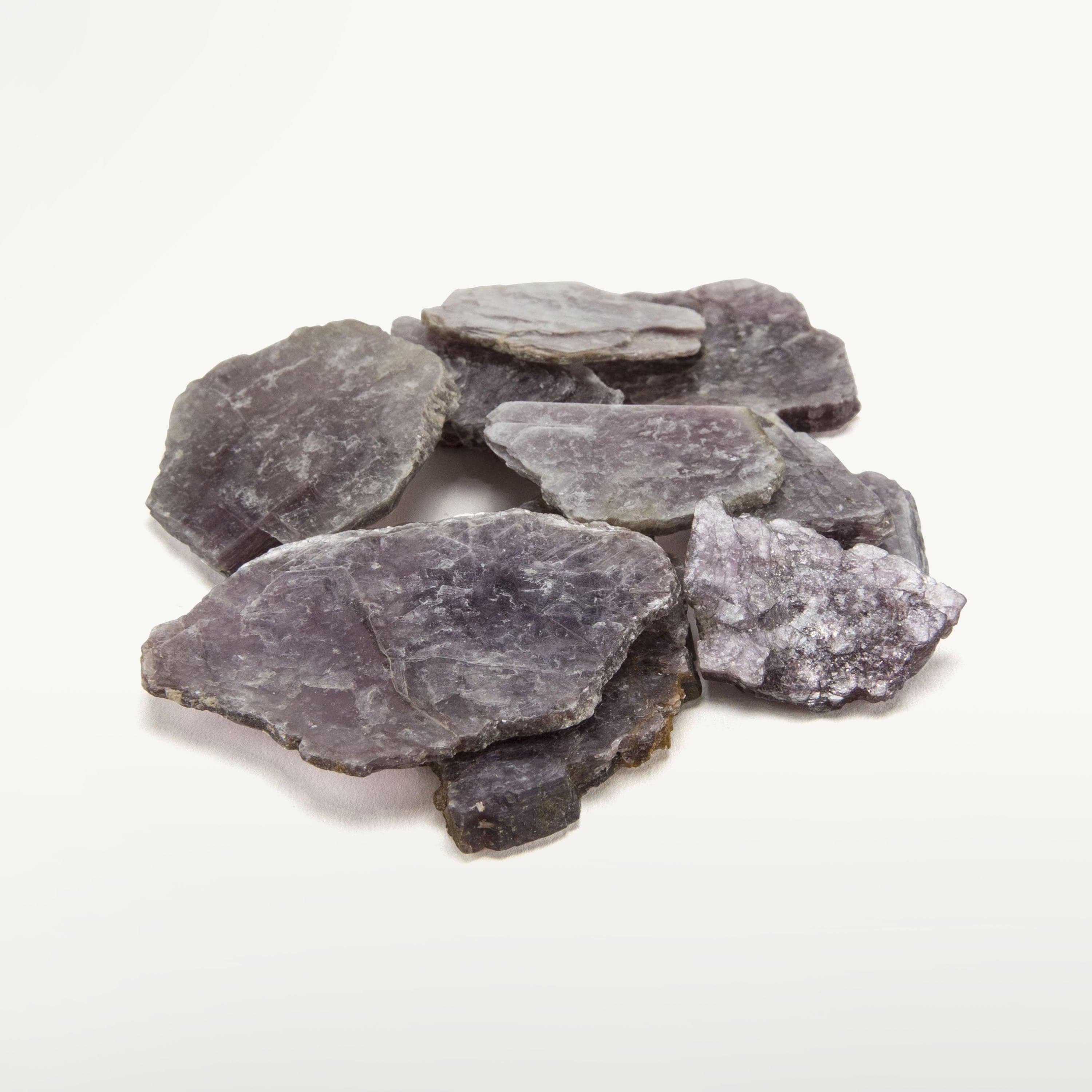 KALIFANO Natural Lepidolite 2 Pack Healing Stone from Brazil LEPIDOLITE20-X2