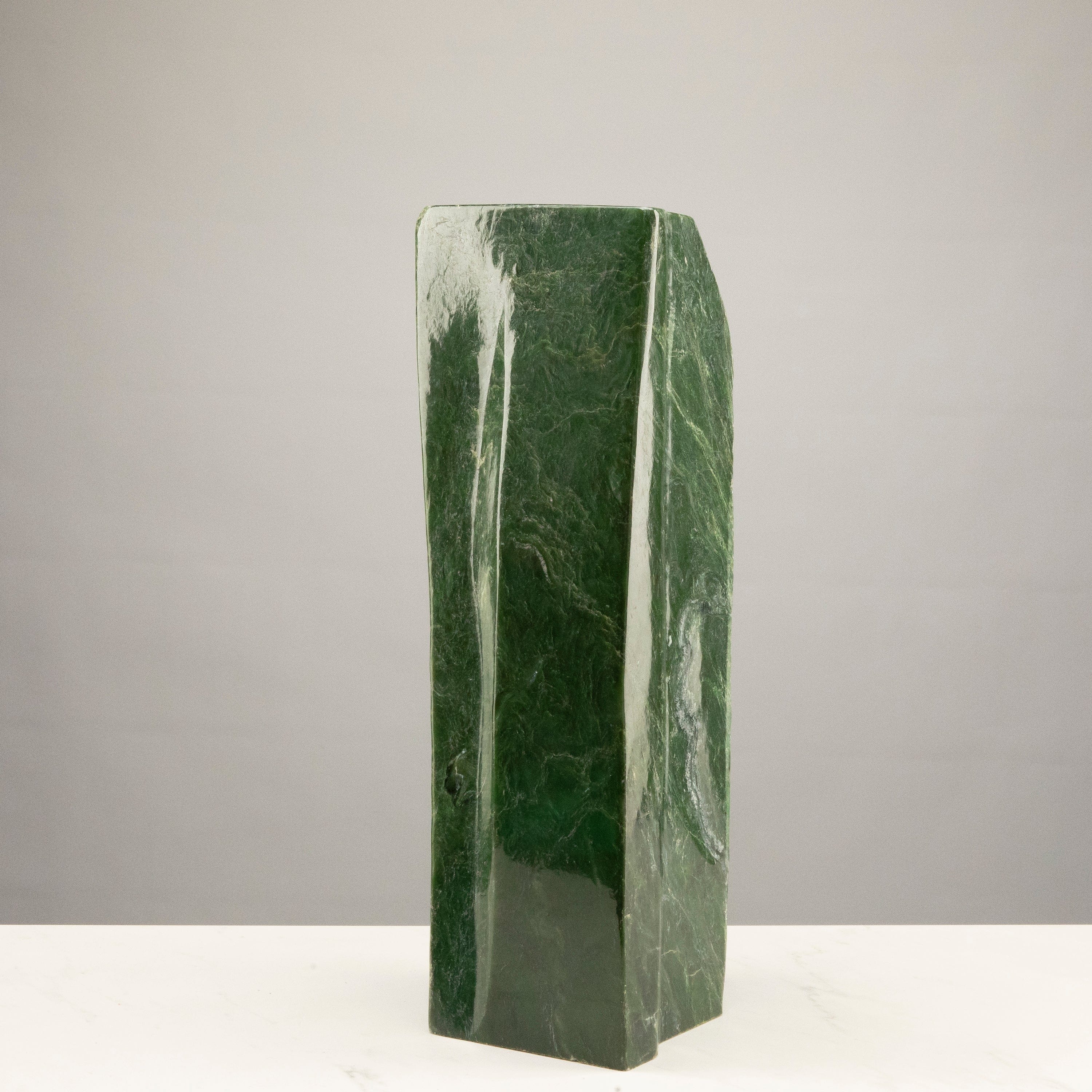 Kalifano Nephrite Jade Freeform Nephrite Jade Tower from Afghanistan - 20" / 68 lbs NJ24700.001