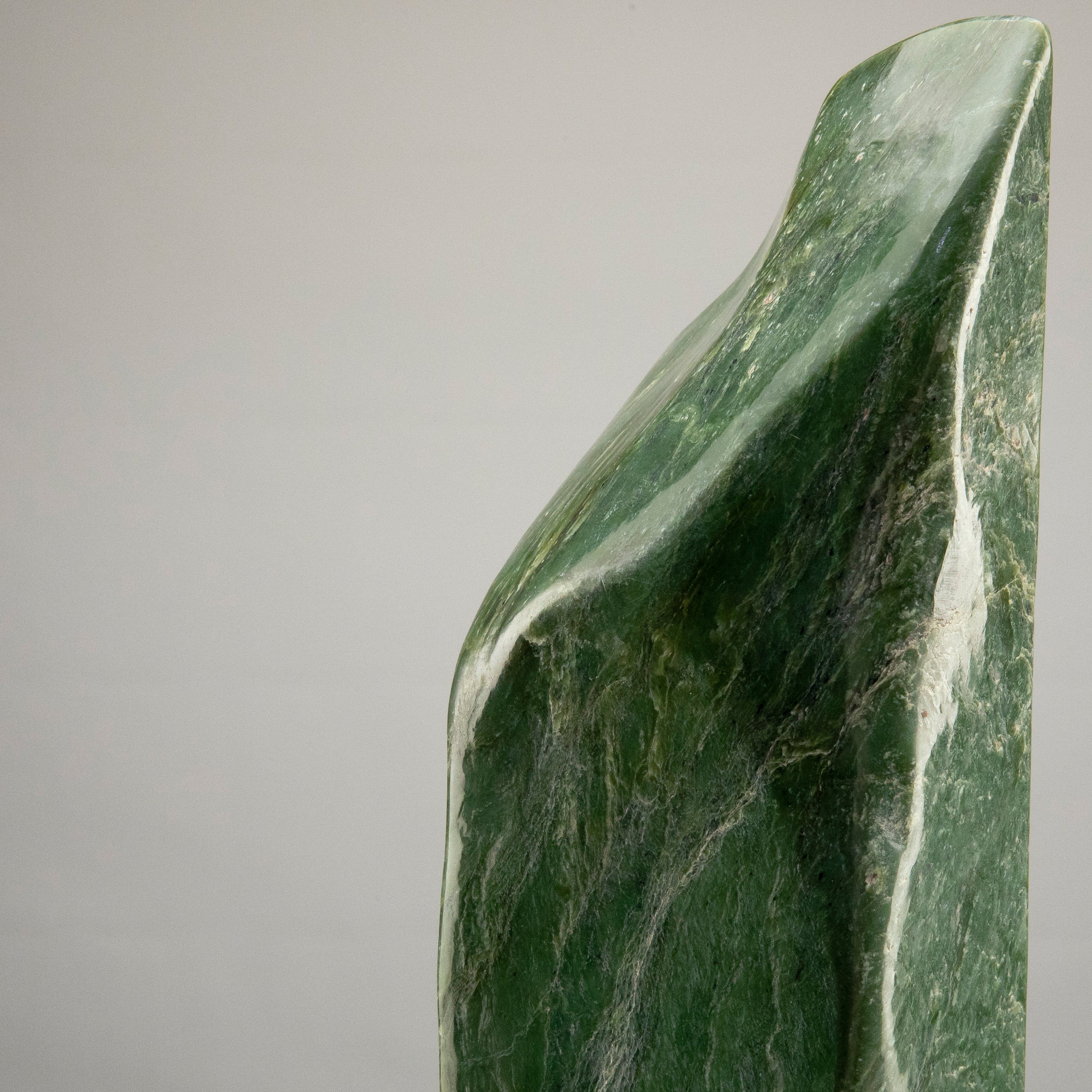 Kalifano Nephrite Jade Freeform Nephrite Jade Tower from Afghanistan - 25" / 37 lbs NJ13400.001