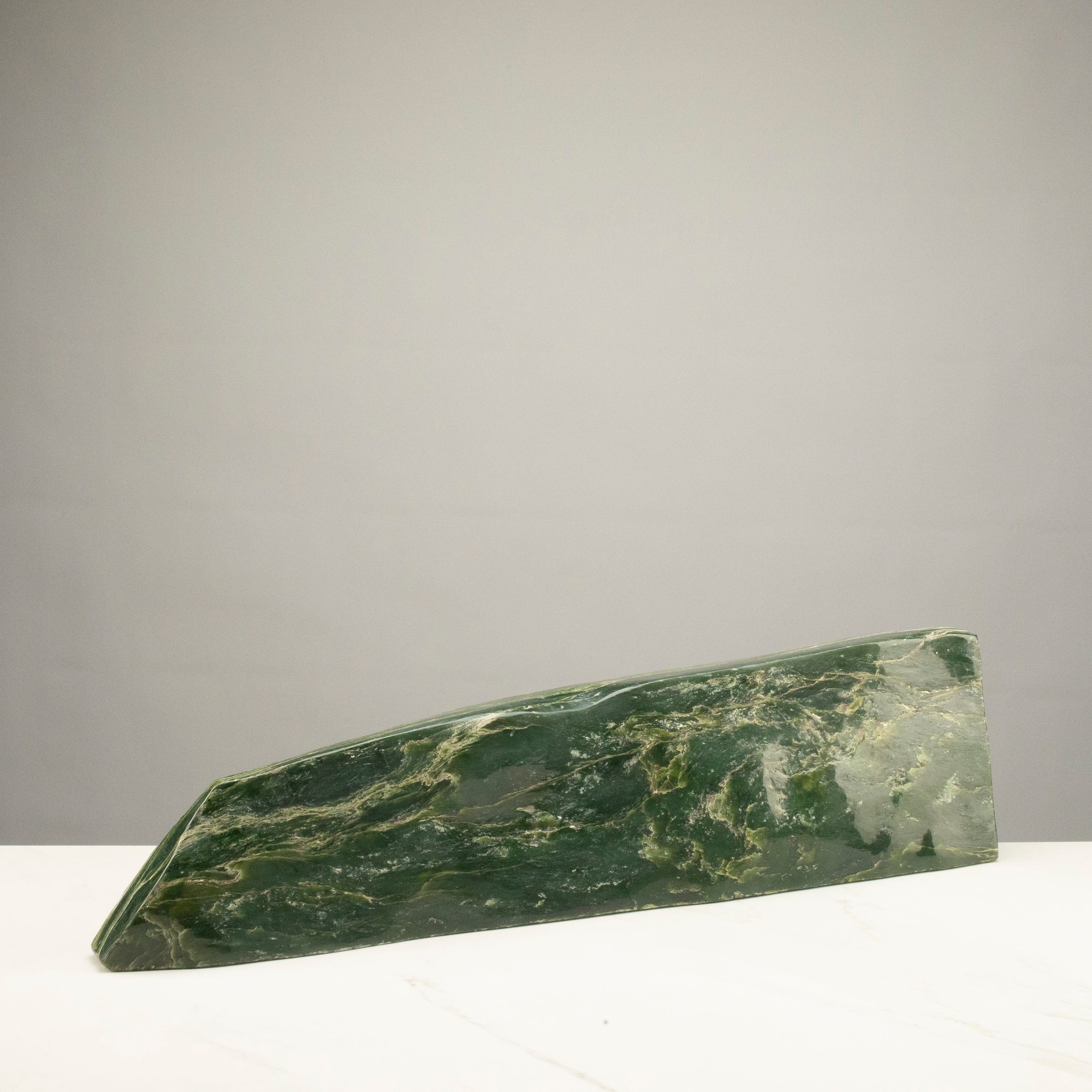 Kalifano Nephrite Jade Freeform Nephrite Jade Tower from Afghanistan - 26" / 36 lbs NJ13000.001