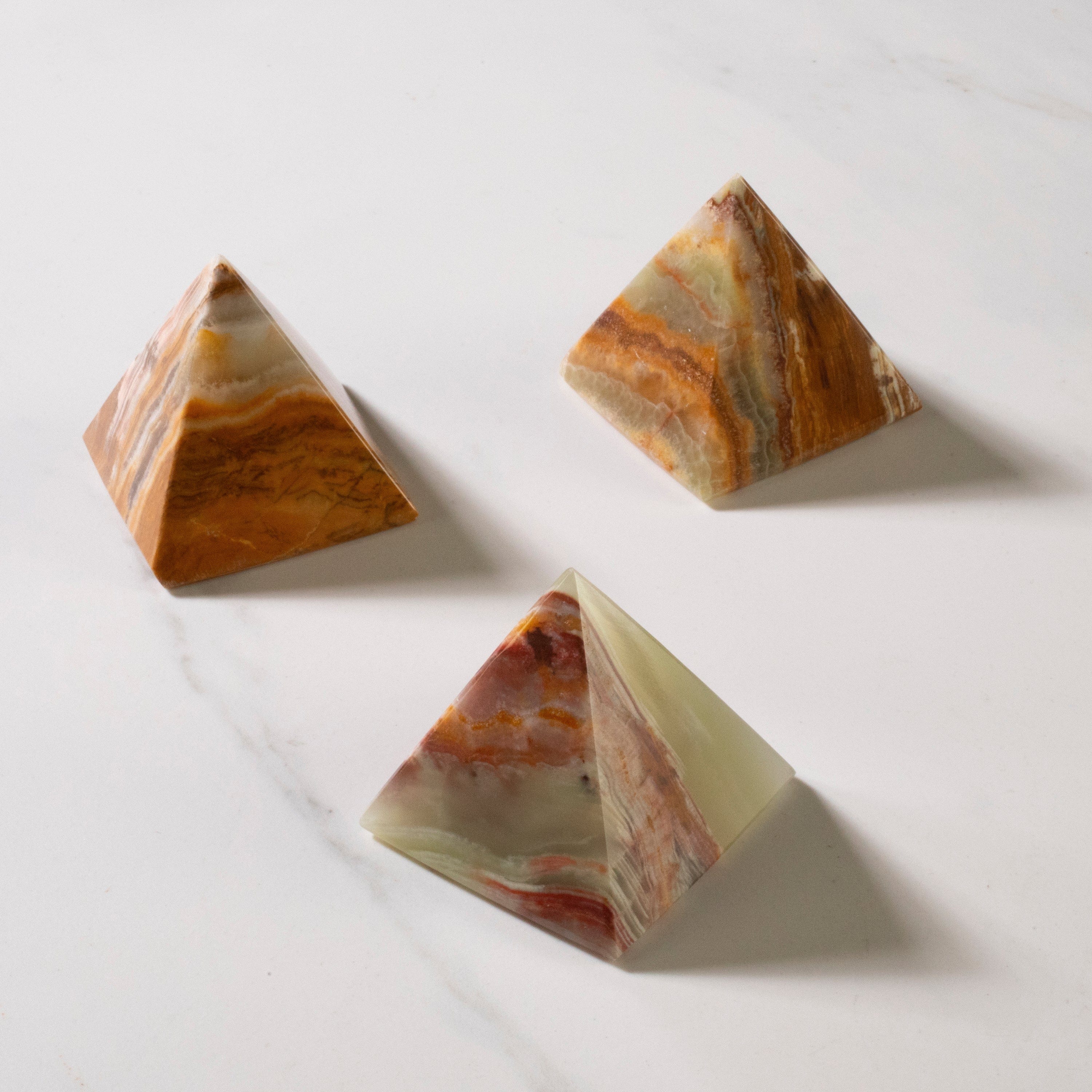 KALIFANO Pakistan Onyx Pakistan Green Onyx Pyramid PON-P2