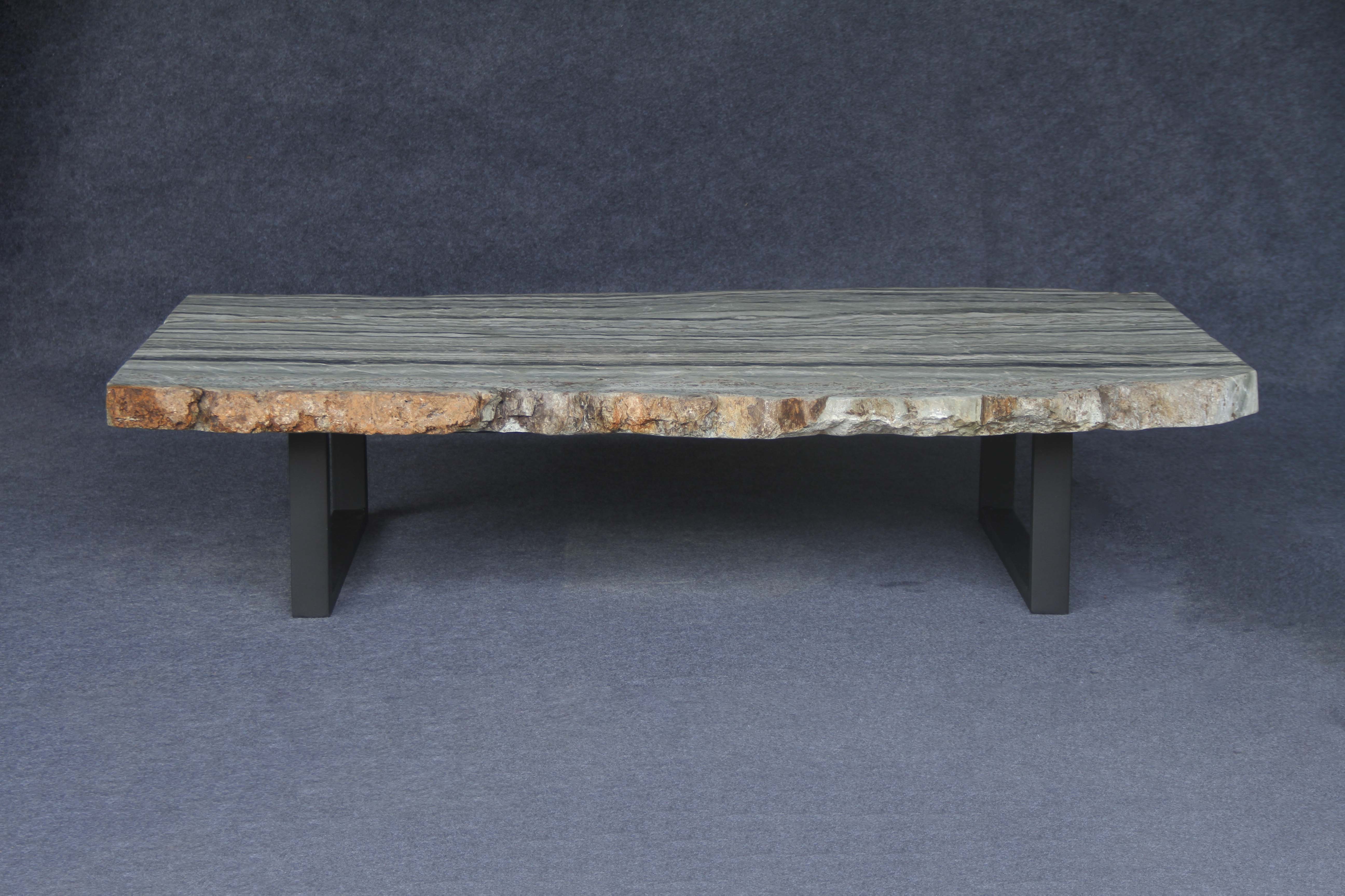 Kalifano Petrified Wood 68" White Marble Rectangle Table (584 lbs) MB22800.001