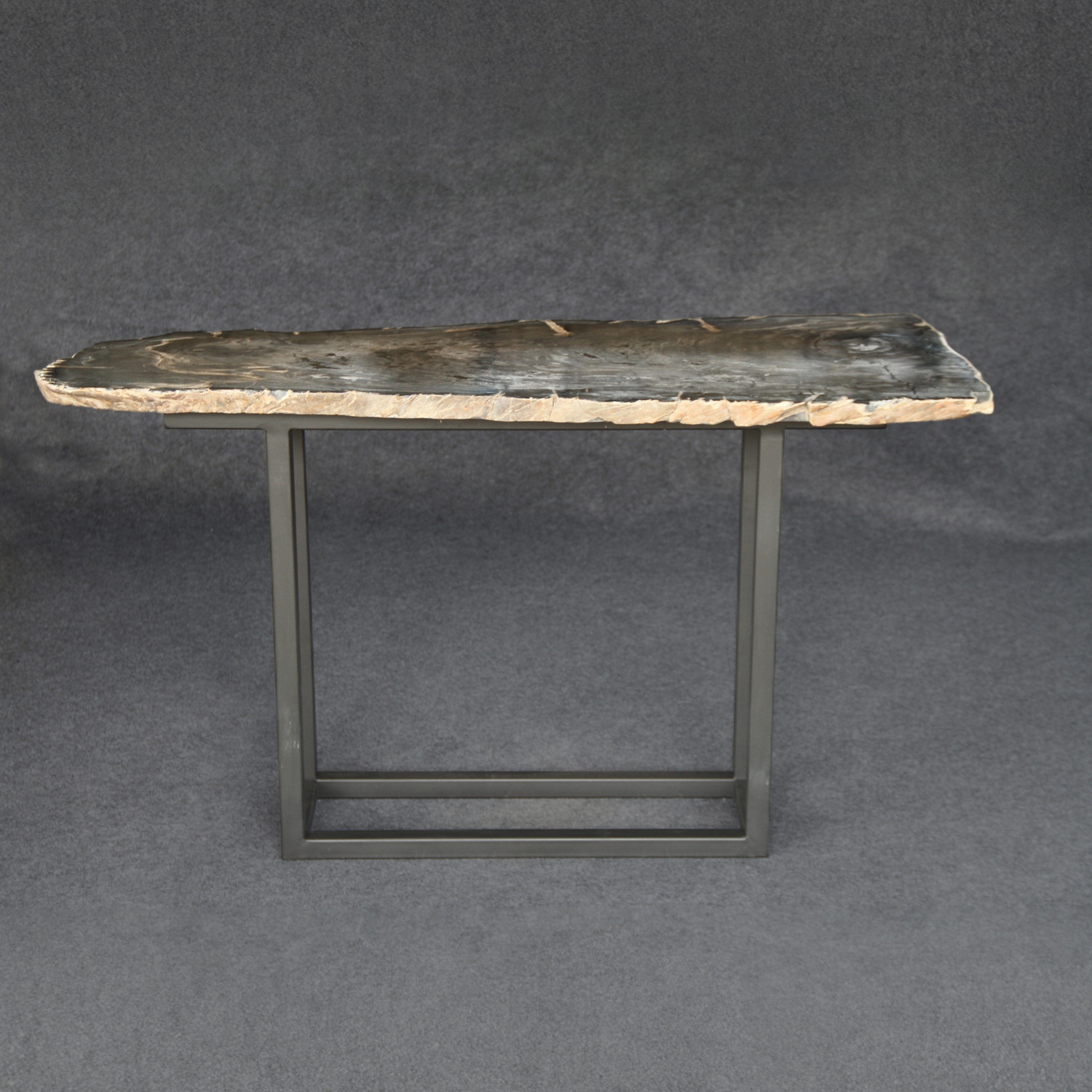 Kalifano Petrified Wood Petrified Wood Console Table 59" / 132 lbs PWR6800.005