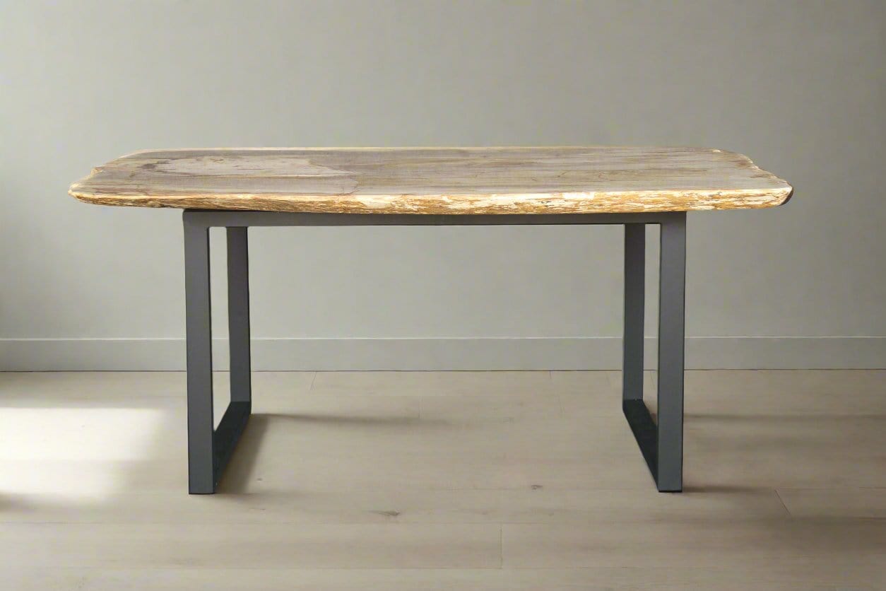 Kalifano Petrified Wood Petrified Wood Console Table 69" / 590 lbs PWR21500.001