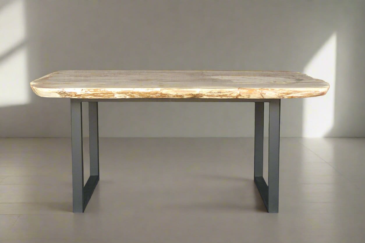 Kalifano Petrified Wood Petrified Wood Console Table 69" / 590 lbs PWR21500.001