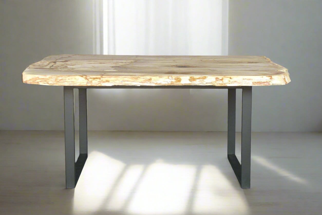 Kalifano Petrified Wood Petrified Wood Console Table 70" / 759 lbs PWR28000.001