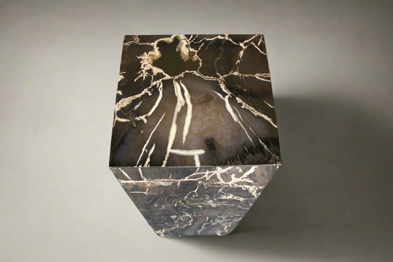 Kalifano Petrified Wood Petrified Wood Hollow Square Pedestal 39" / 183lbs PWP8000.034