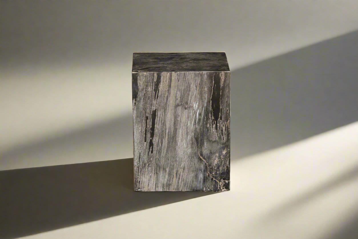 Kalifano Petrified Wood Petrified Wood Square Stump 12" / 185 lbs PWSS5200.004