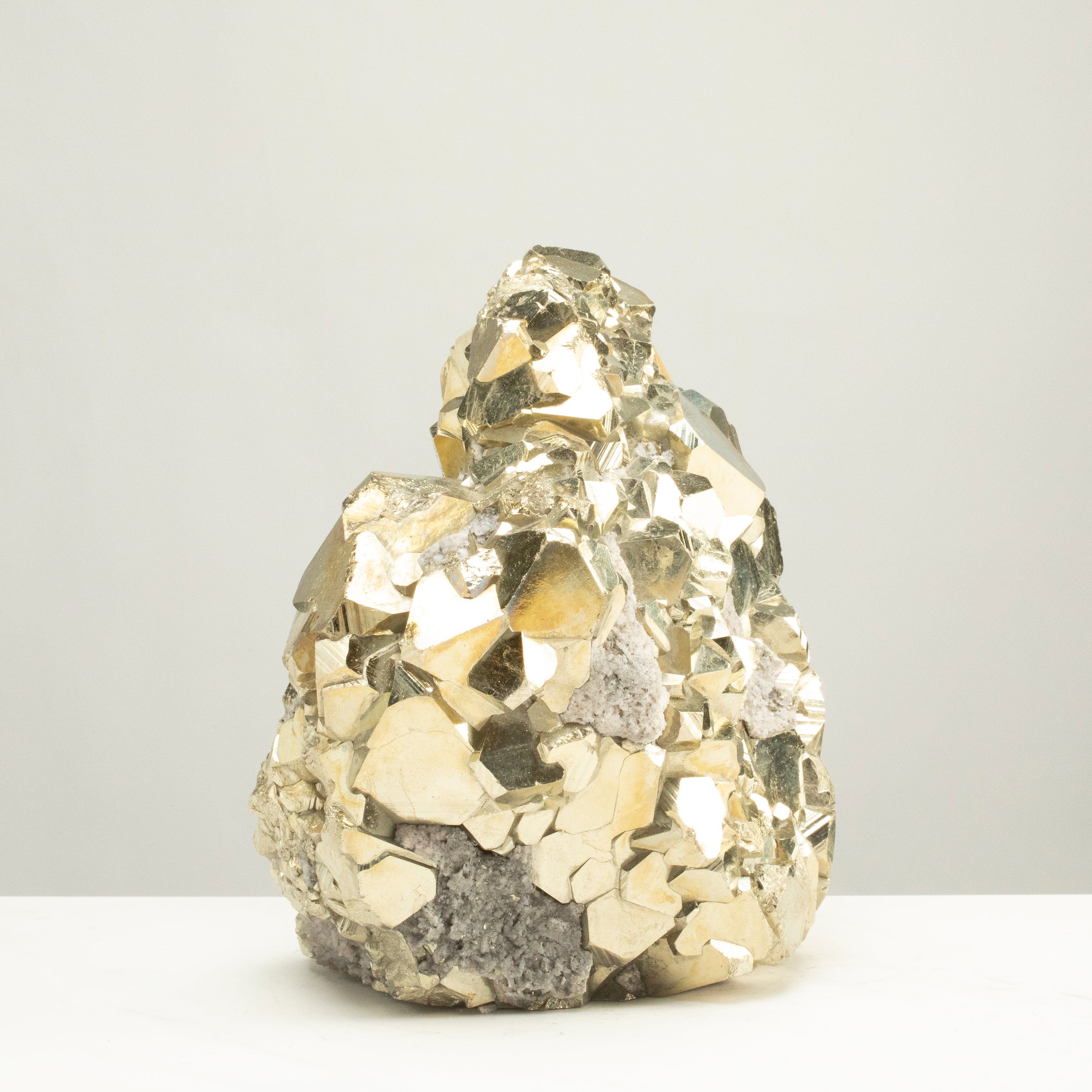 Kalifano Pyrite Peruvian Pyrite Freeform Cocada 8" / 18.7lbs PC9000.001