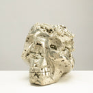 Peruvian Pyrite Skull Carving 7