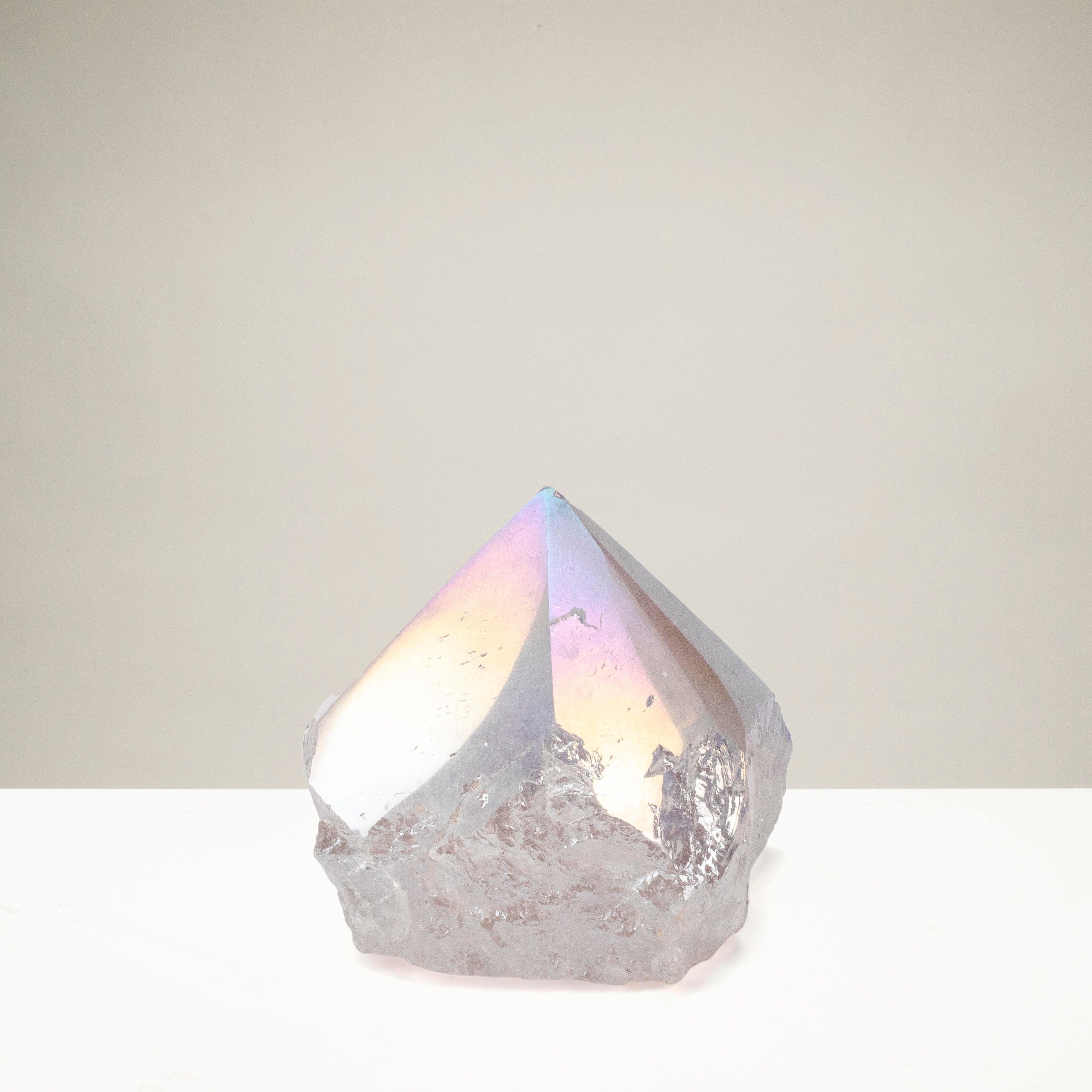 KALIFANO Quartz Aura Borealis Quartz Point - 100 g ABP120-CQ