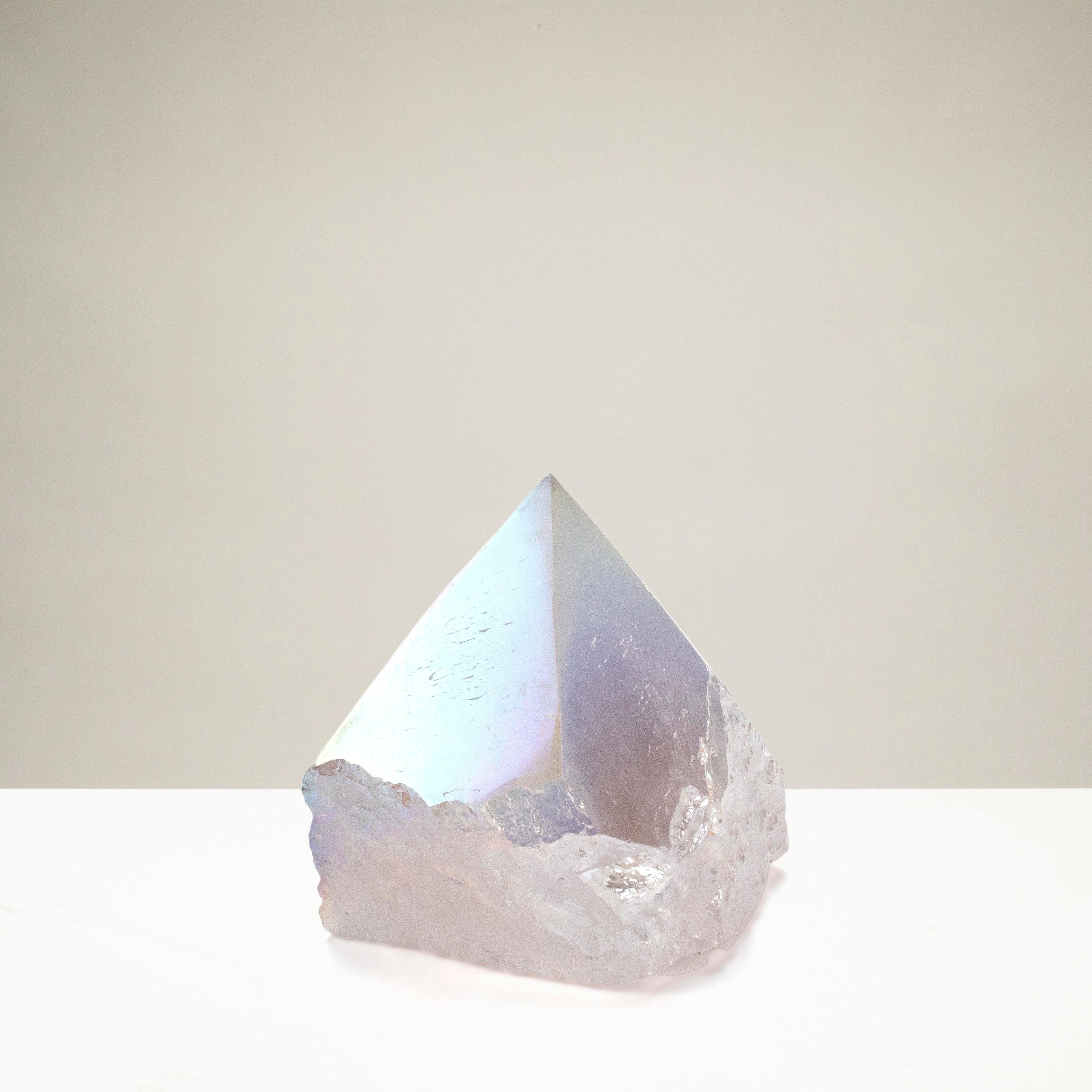 KALIFANO Quartz Aura Borealis Quartz Point - 100 g ABP120-CQ