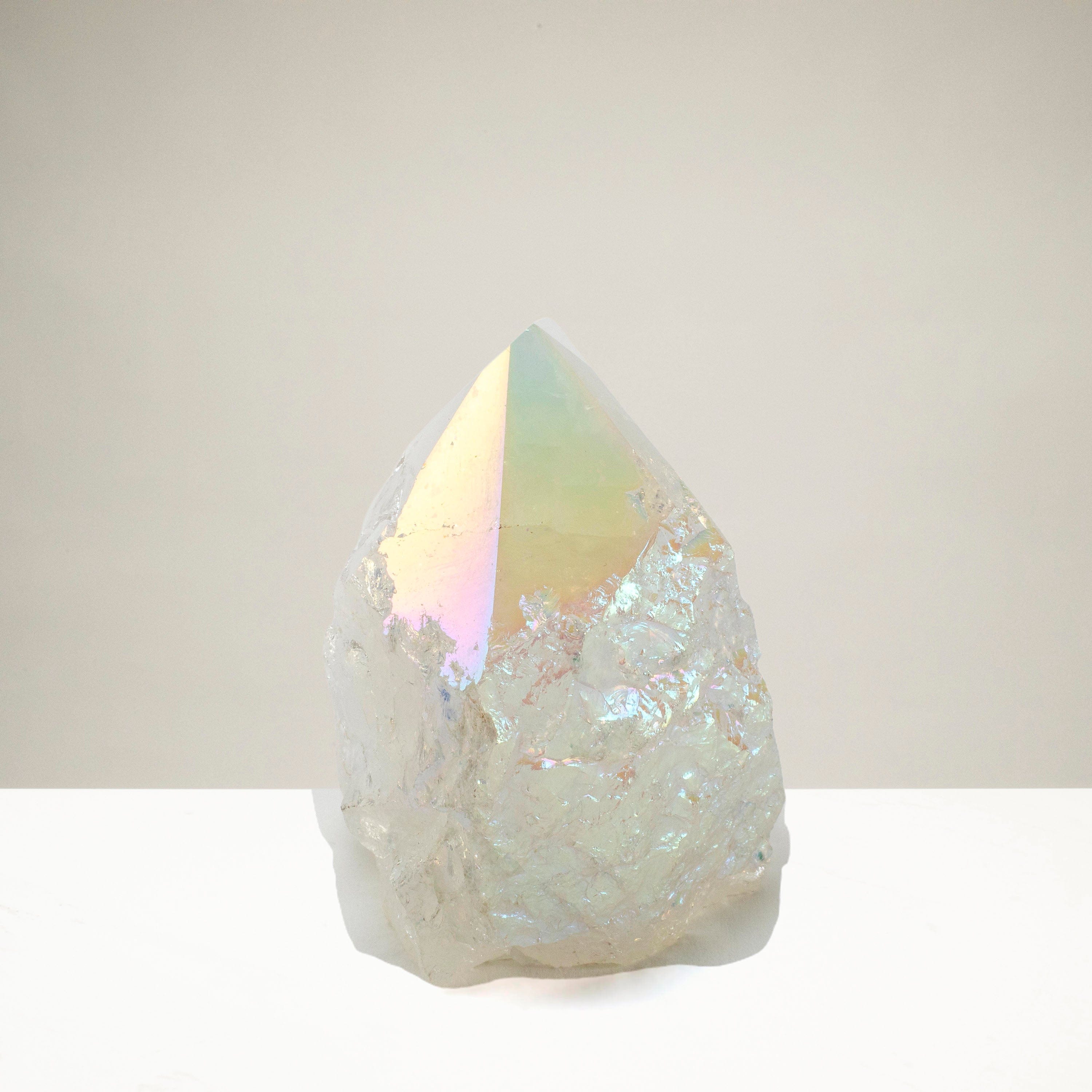 KALIFANO Quartz Aura Borealis Quartz Point - 325 g ABP240-CQ