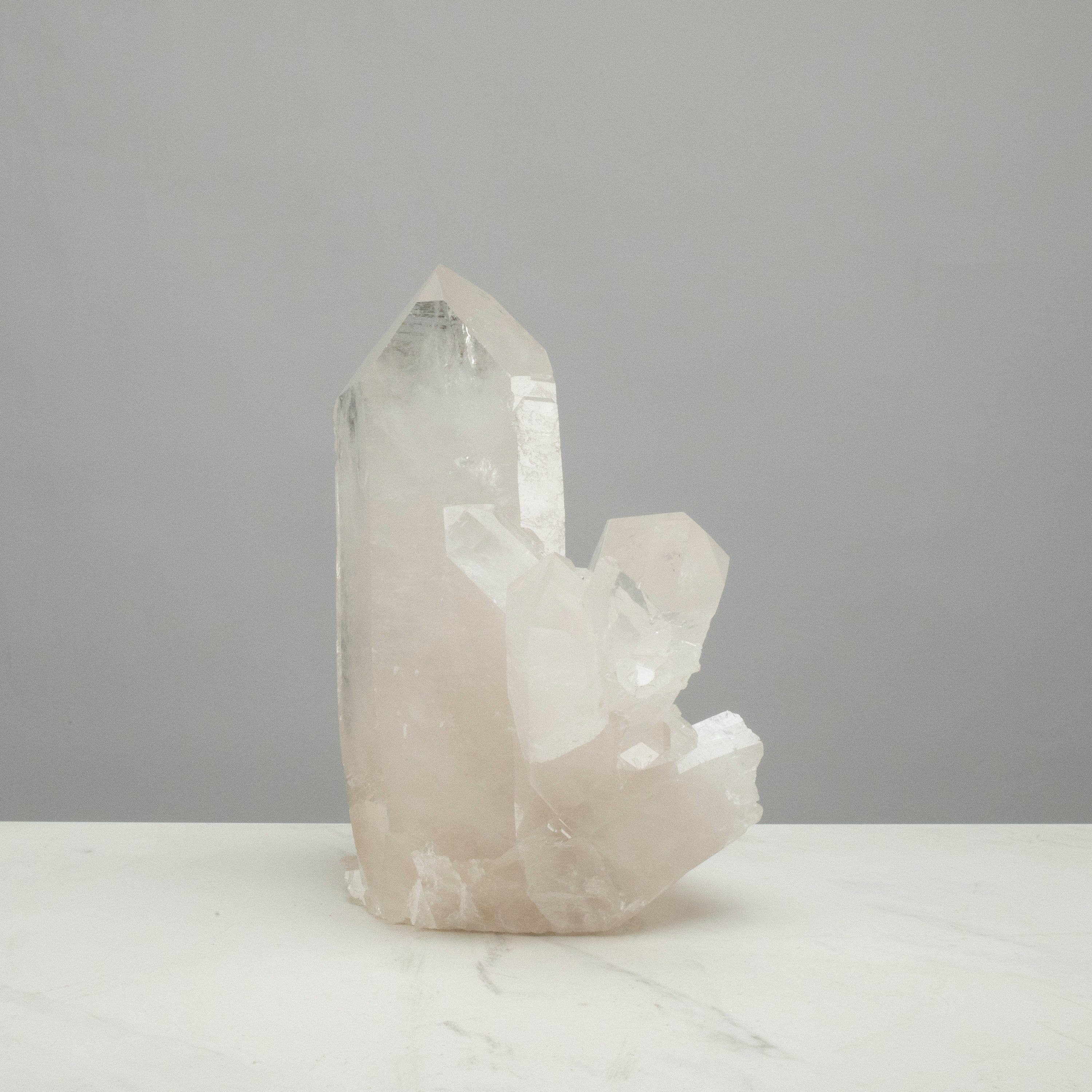 Kalifano Quartz Natural Clear Quartz Cluster Specimen 10" / 11lbs QC7000.003