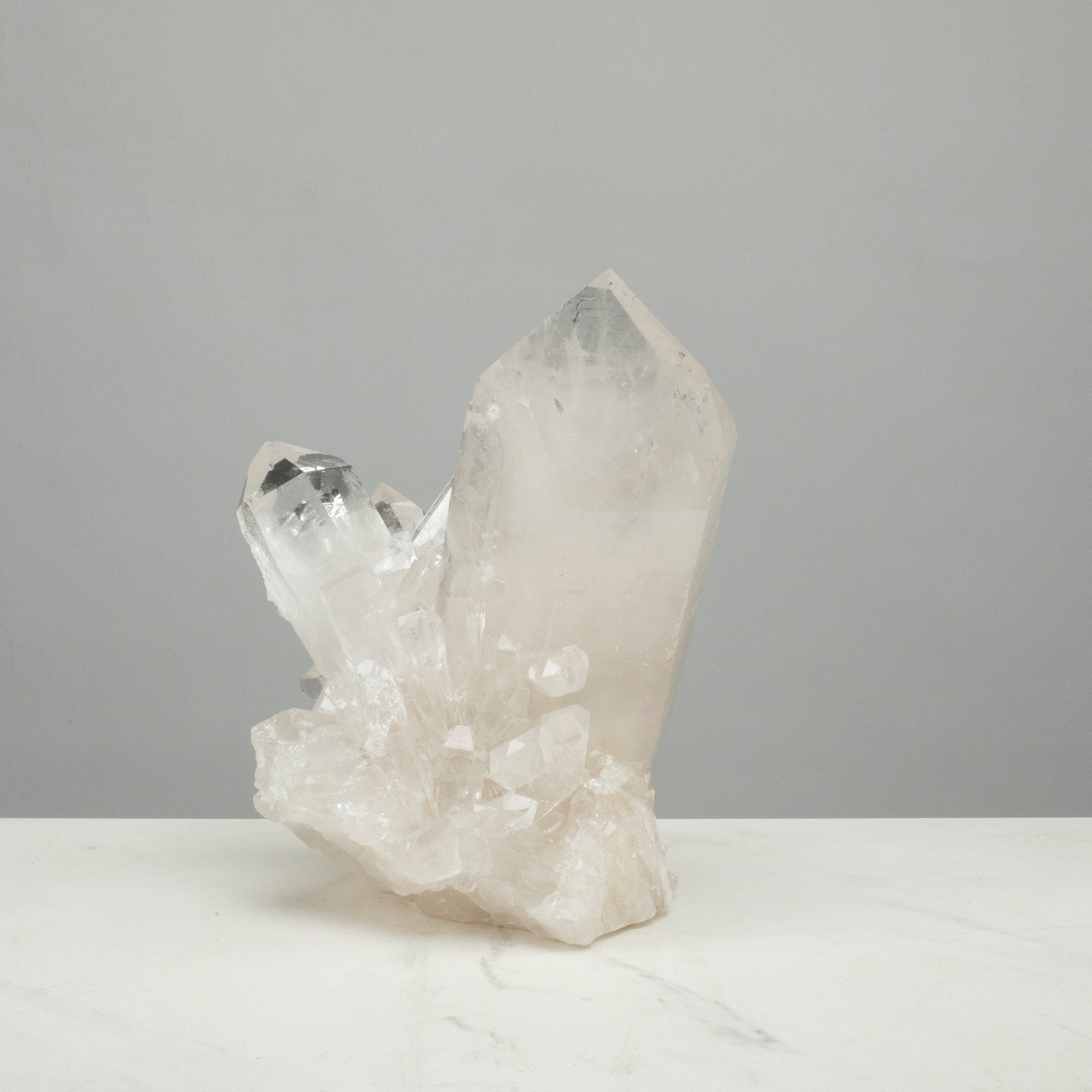 Kalifano Quartz Natural Clear Quartz Cluster Specimen 10" / 11lbs QC7000.003
