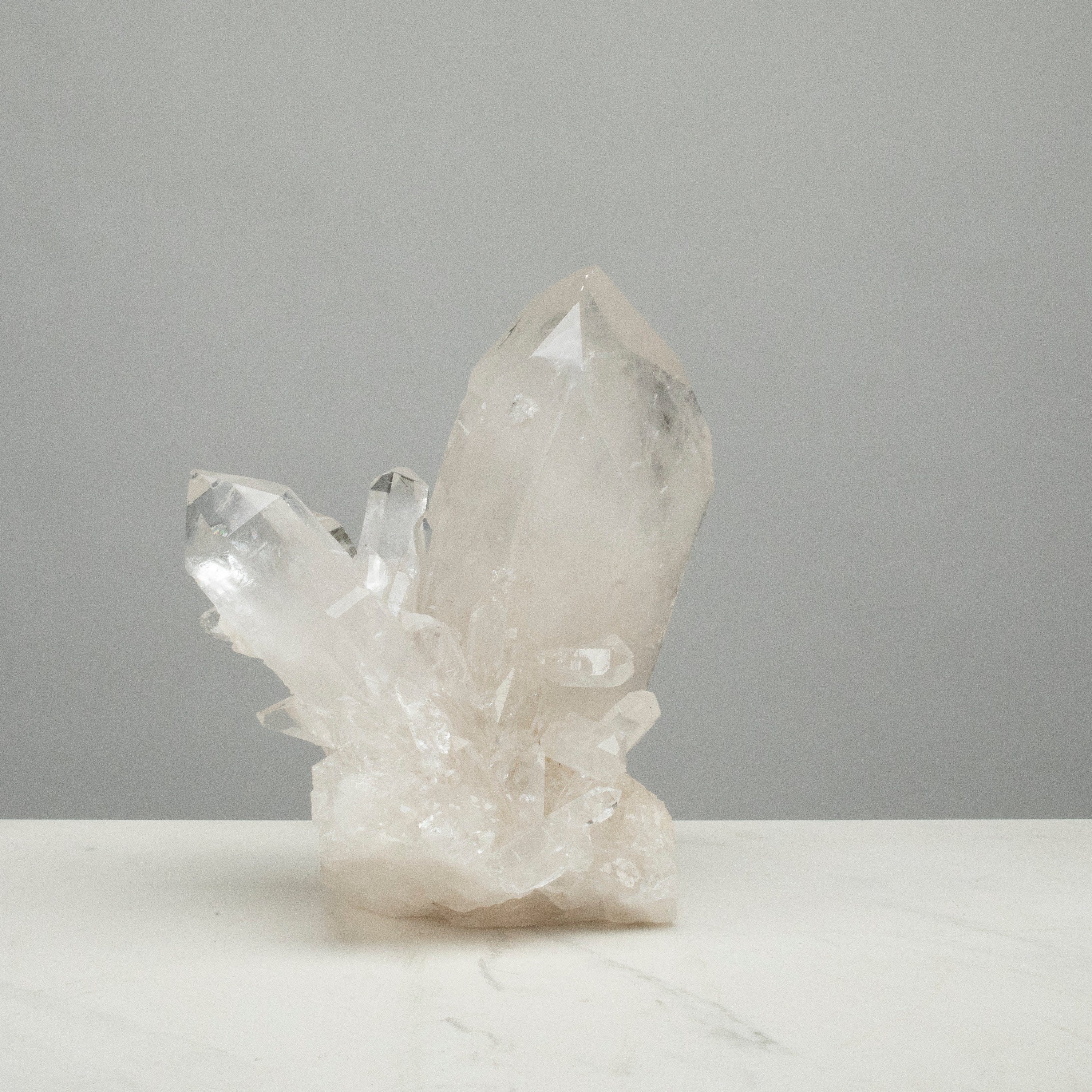 Kalifano Quartz Natural Clear Quartz Cluster Specimen 10" / 11lbs QC7000.003