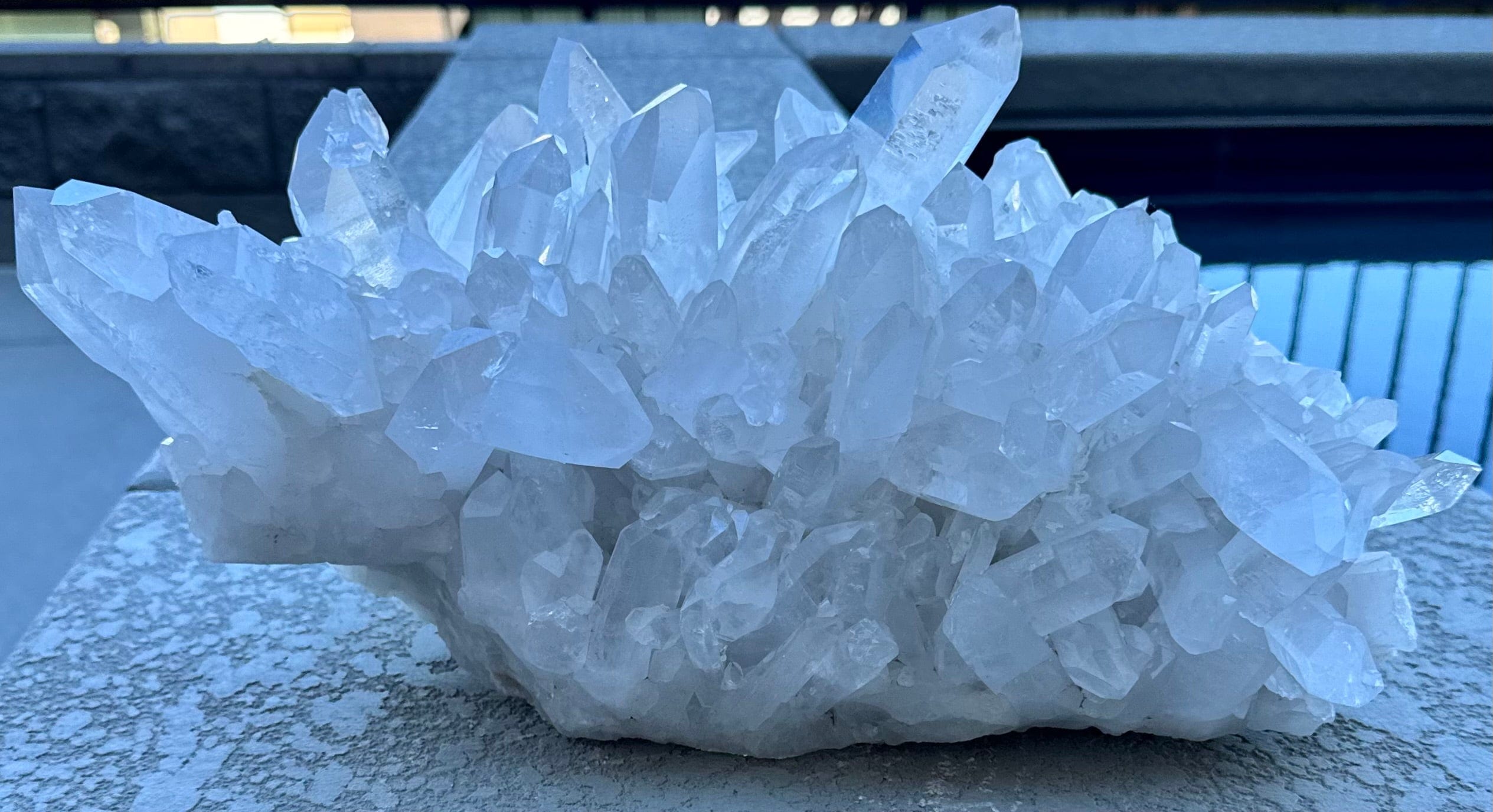 Kalifano Quartz Natural Clear Quartz Cluster Specimen 15" / 30lbs QC72000.004