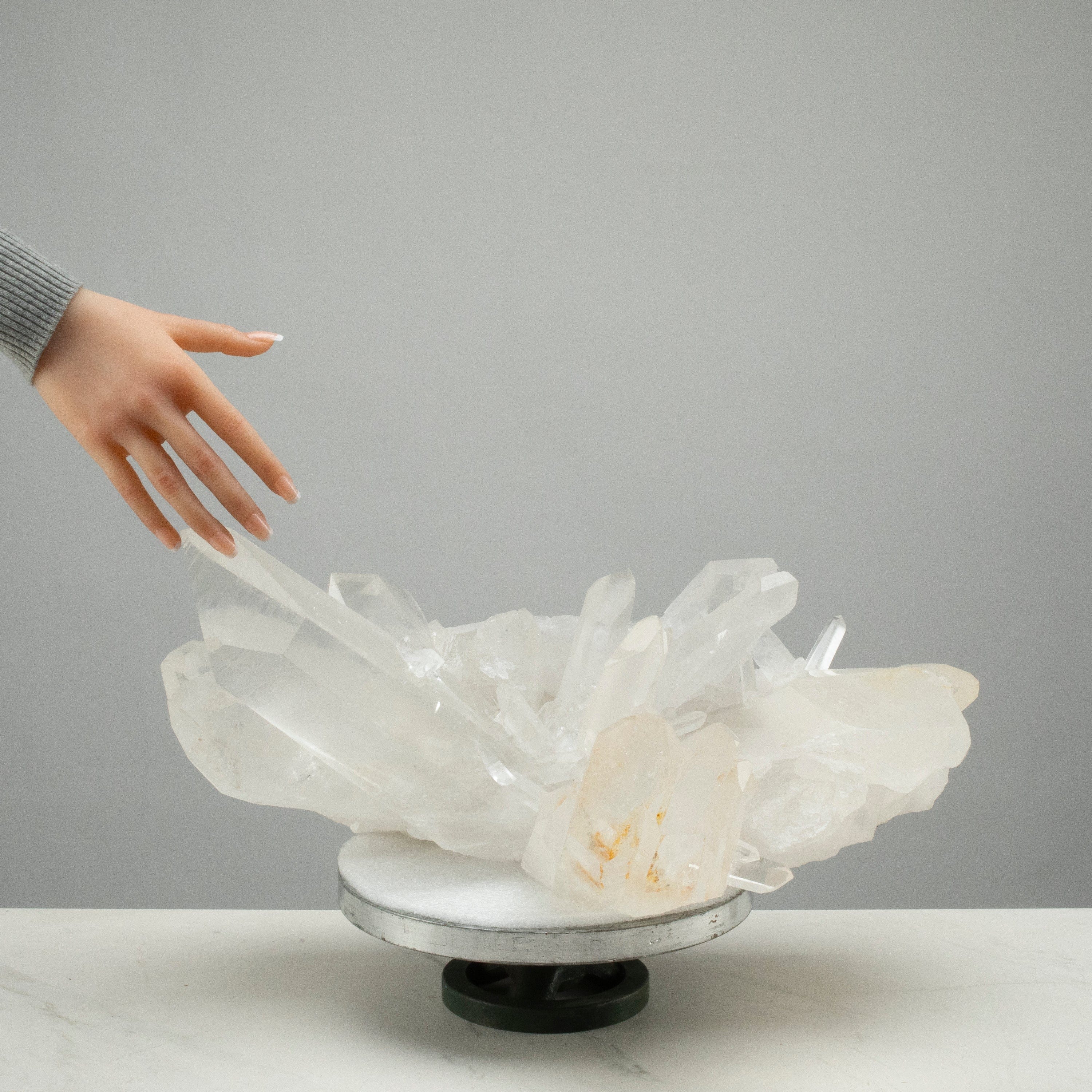 Kalifano Quartz Natural Clear Quartz Cluster Specimen 19" / 35 lbs QC24000.004