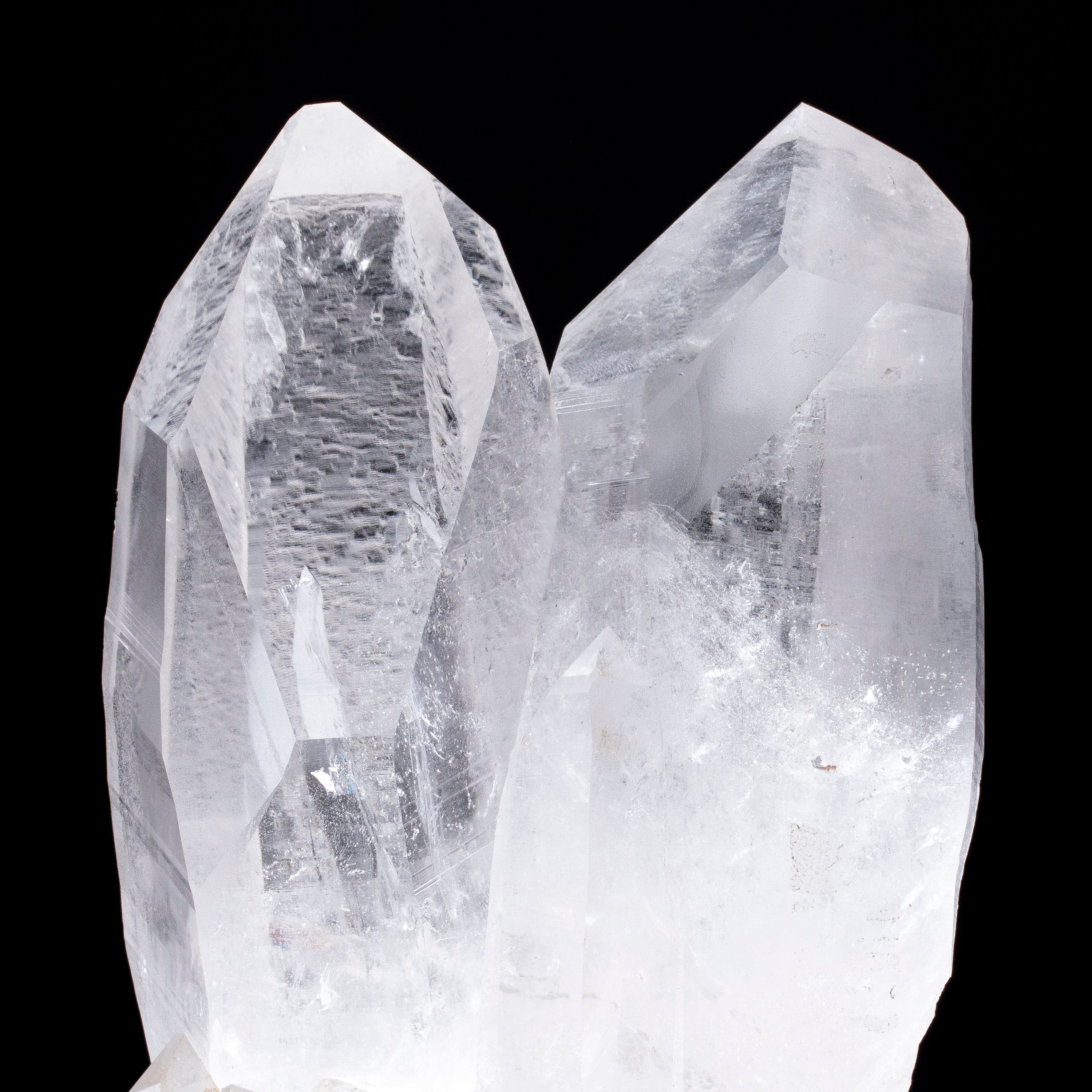 Kalifano Quartz Natural Lemurian Clear Quartz Cluster Specimen 8.5" / 8.2lbs QC14000.002