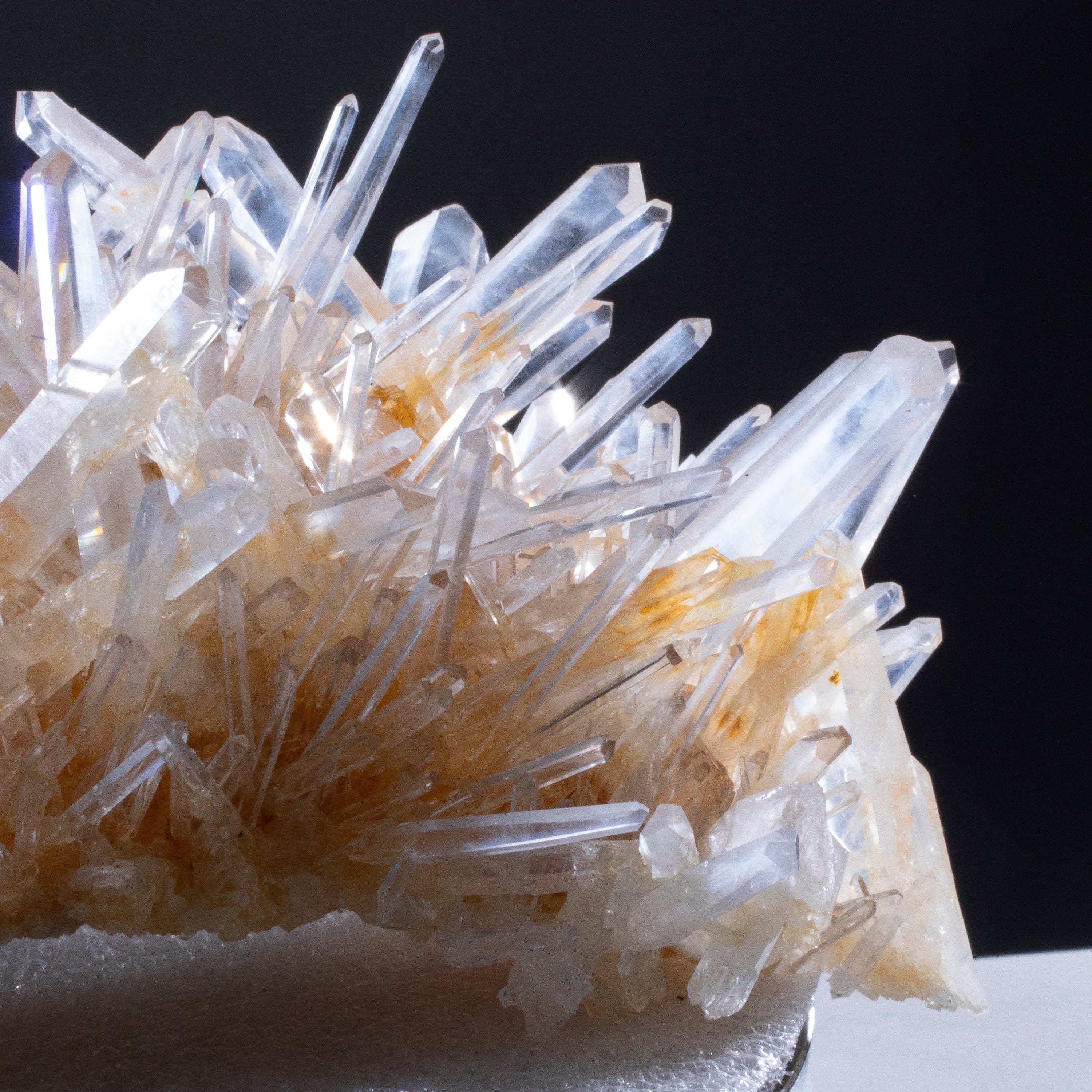 Kalifano Quartz Natural Mango Quartz Cluster Specimen 12" / 4.5 lbs QCM70000.001