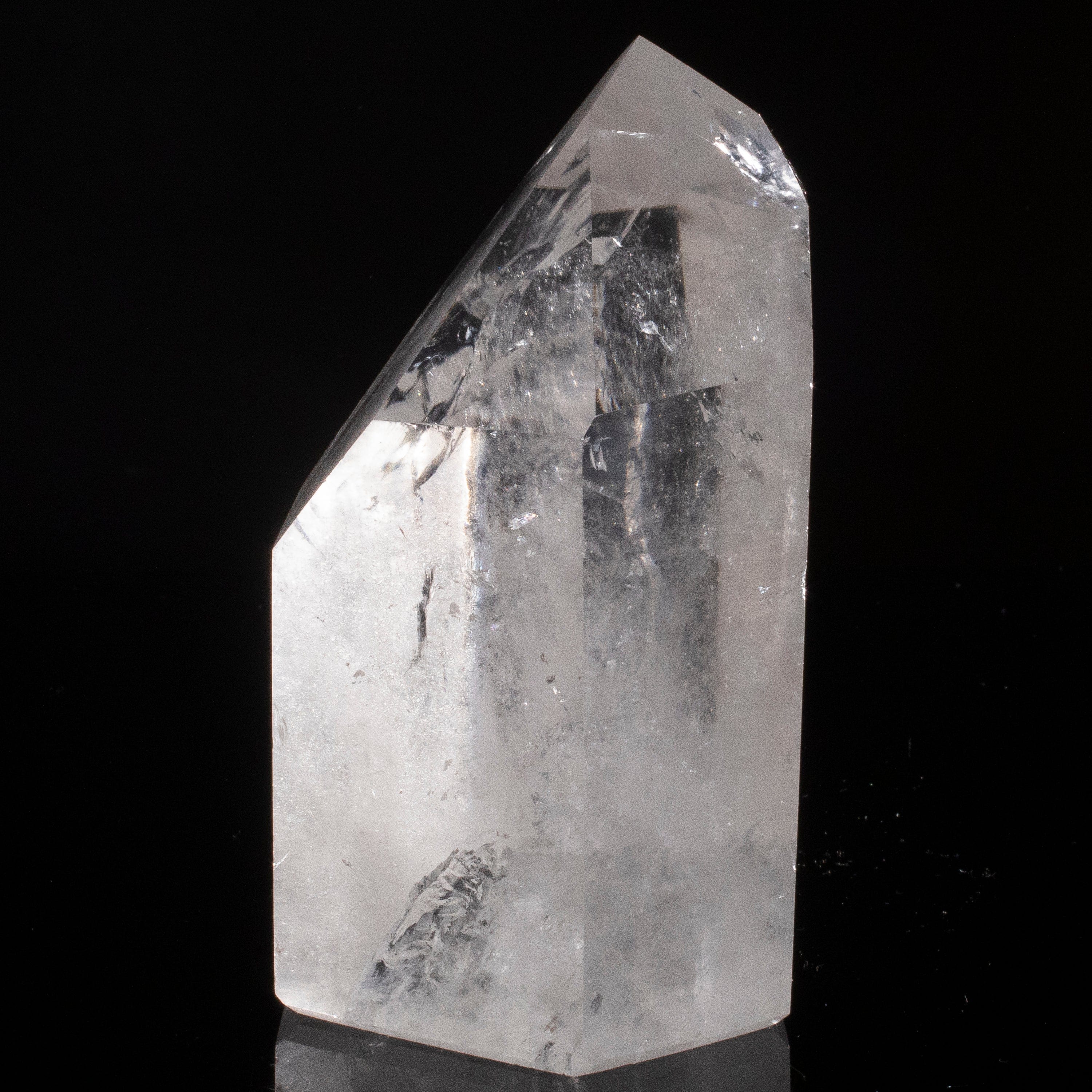 Kalifano Quartz Natural Quartz Obelisk from Brazil - 5.5" / 1,280 grams QZ1800.017