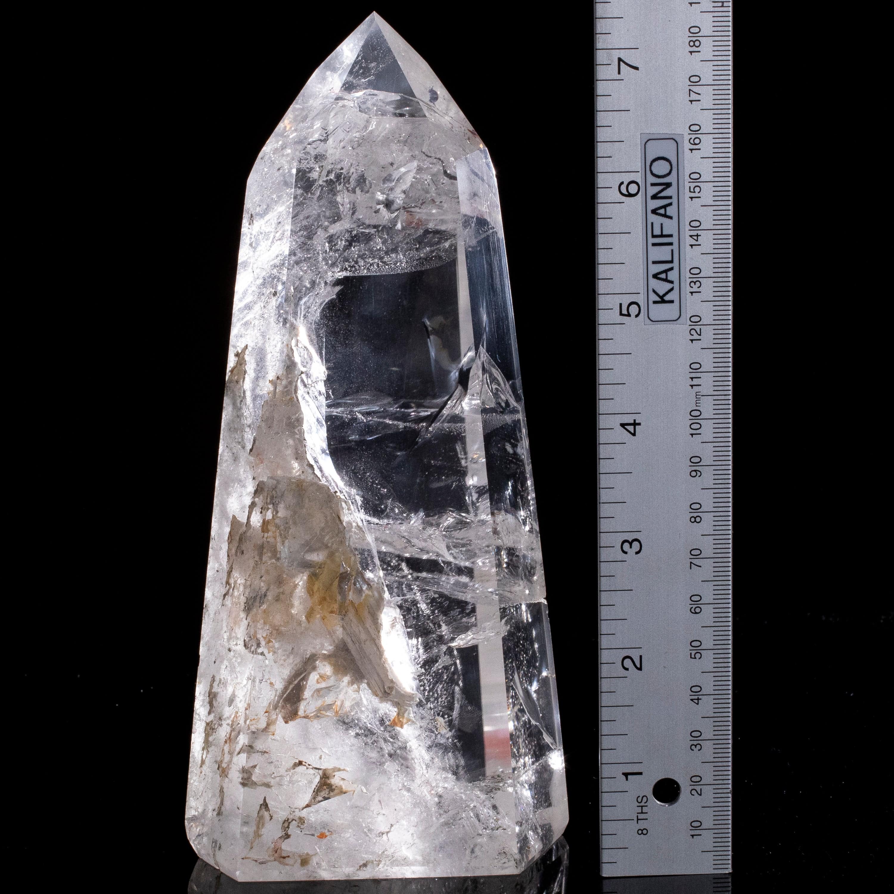 Kalifano Quartz Natural Quartz Obelisk from Brazil - 7.5" / 1,071 grams QZ1500.014