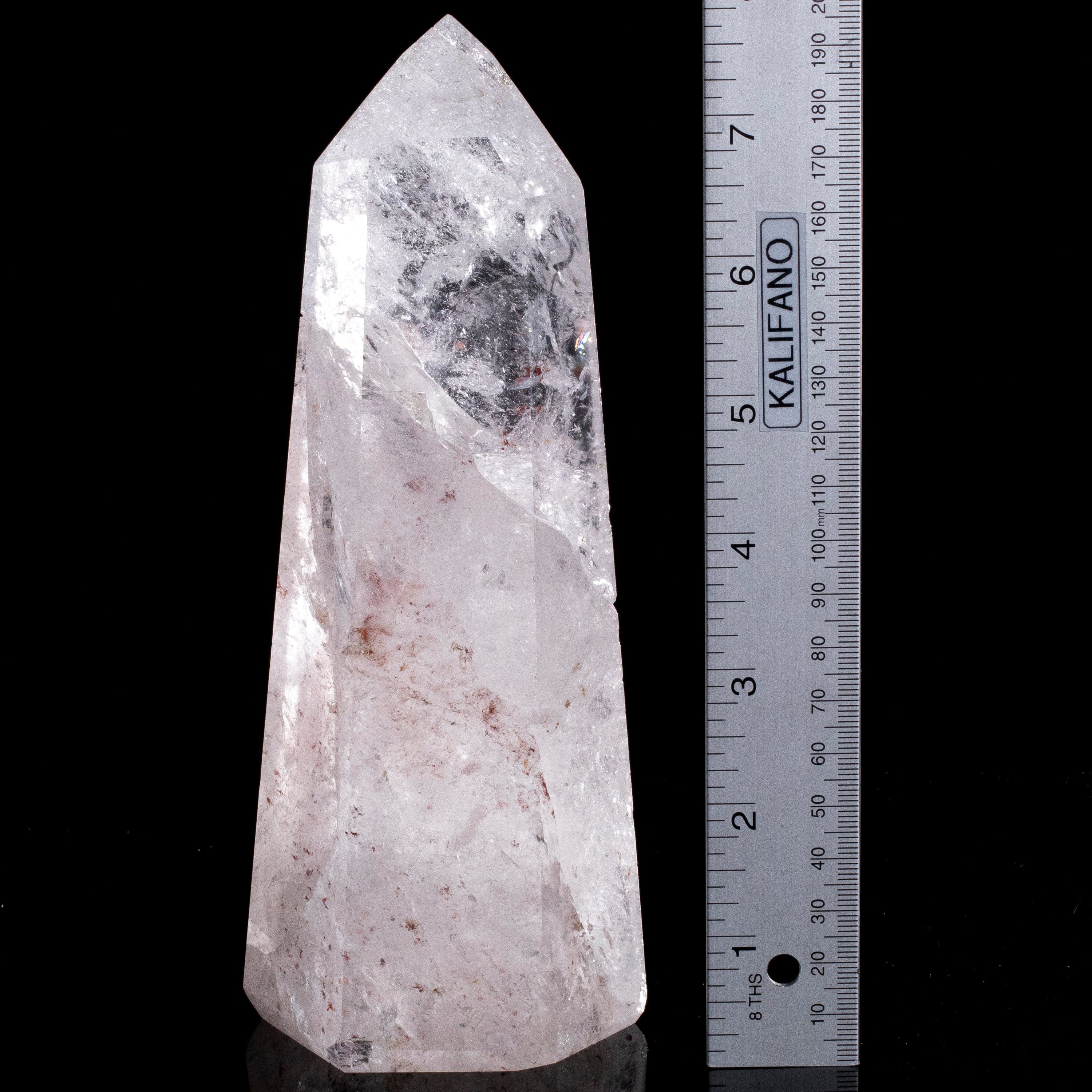 Kalifano Quartz Natural Quartz Obelisk from Brazil - 8" / 1,178 grams QZ1500.018