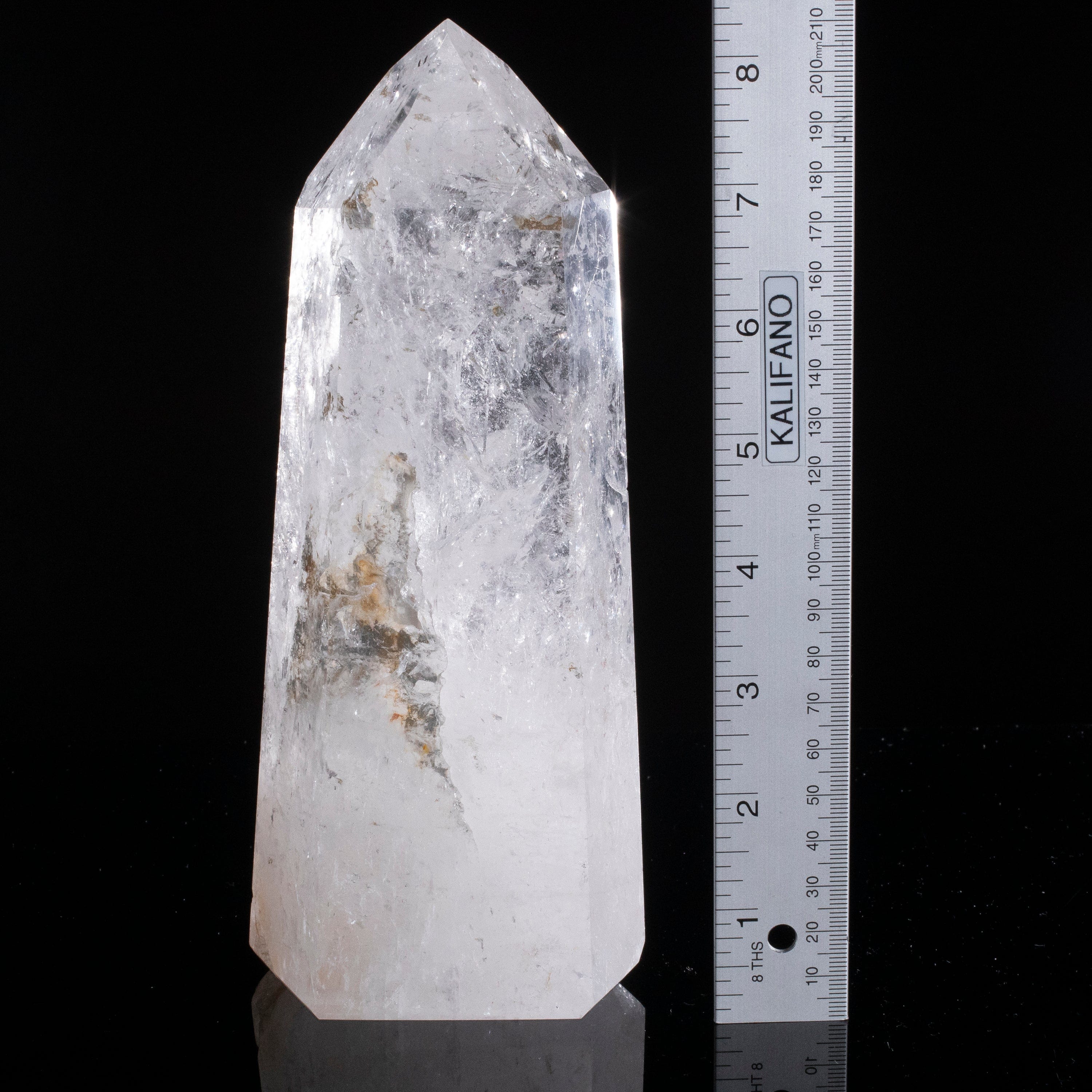 Kalifano Quartz Natural Quartz Obelisk from Brazil - 8.5" / 1,826 grams QZ2400.001