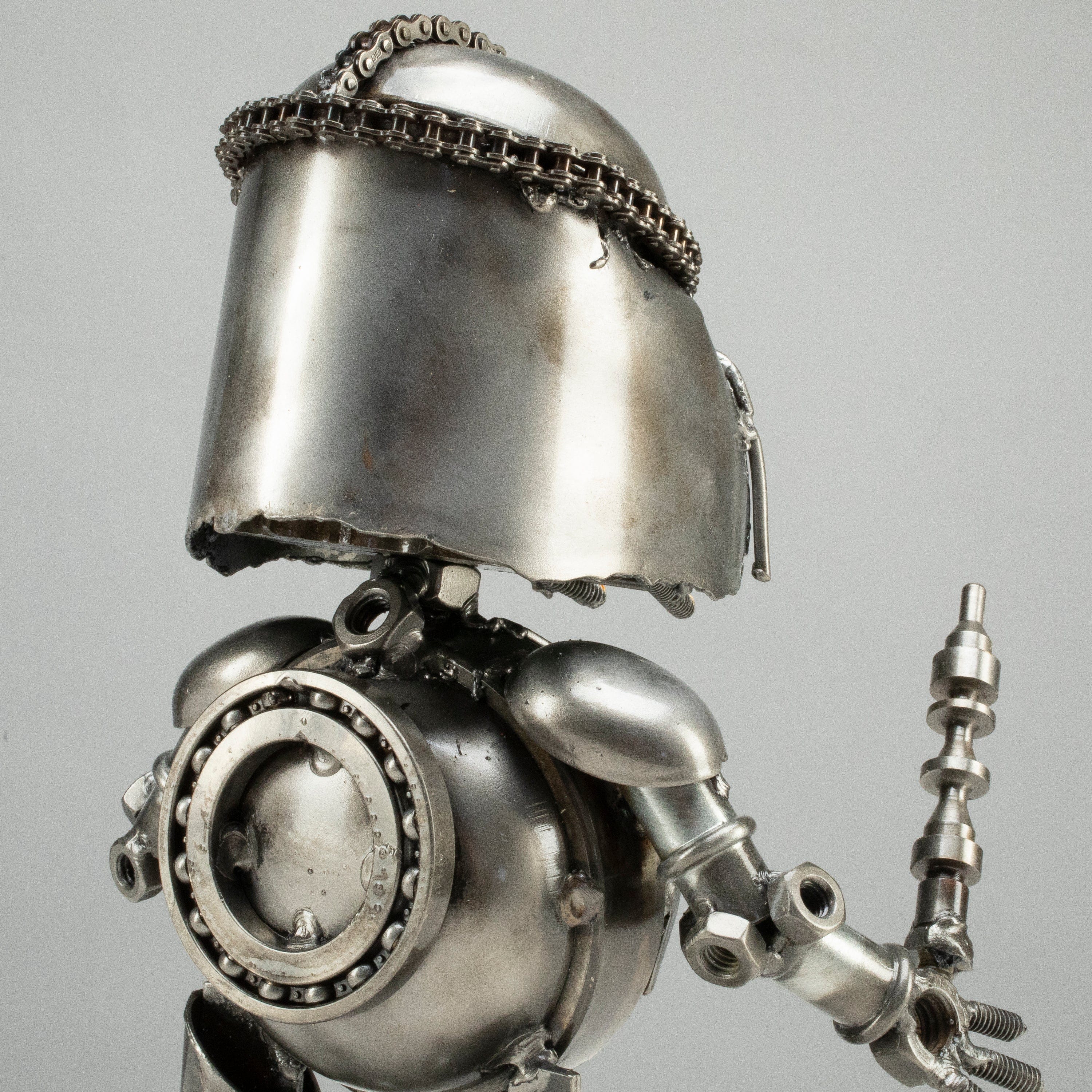 Kalifano Recycled Metal Art 10" Darth Vader Inspired Recycled Metal Sculpture RMS-DV25-S