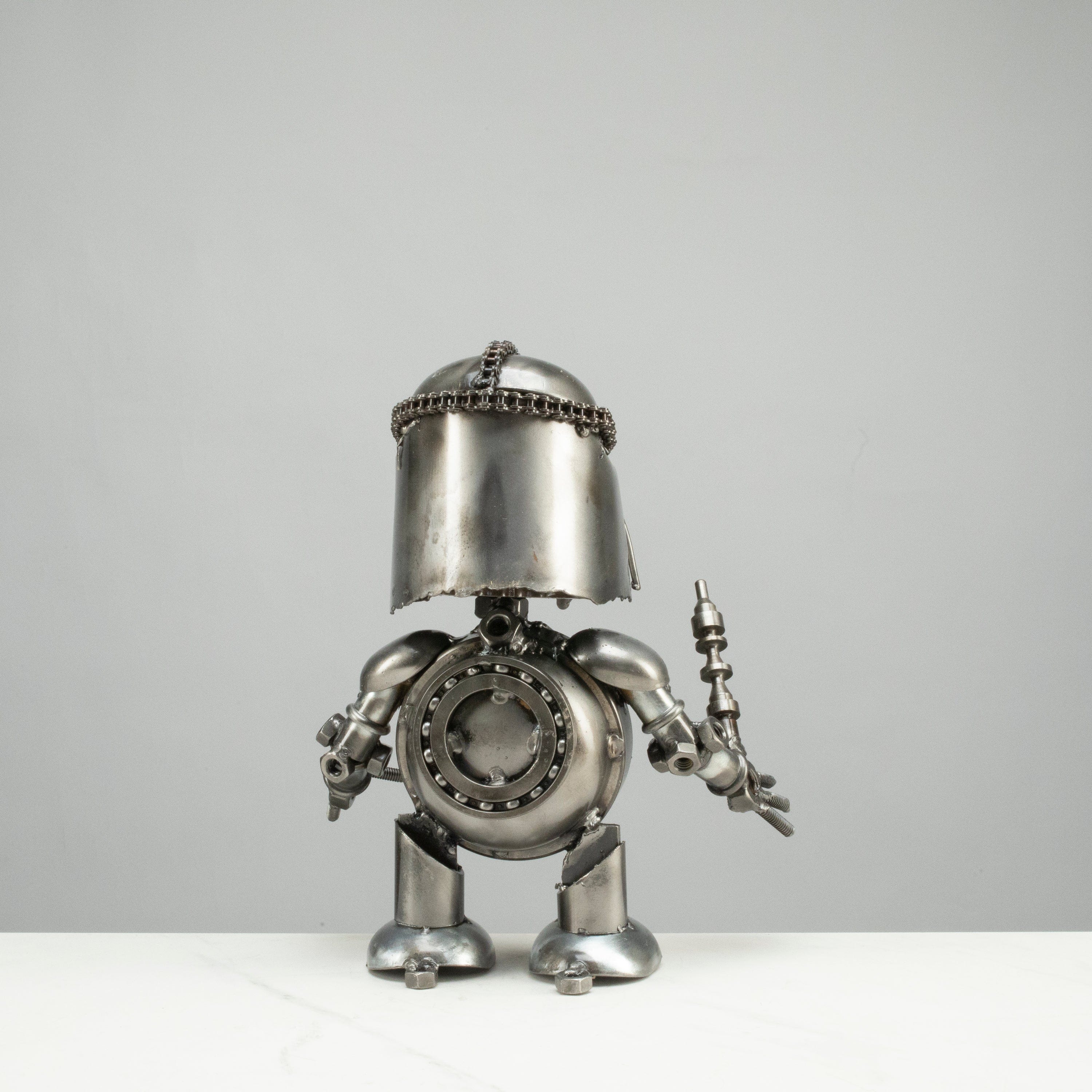 Kalifano Recycled Metal Art 10" Darth Vader Inspired Recycled Metal Sculpture RMS-DV25-S