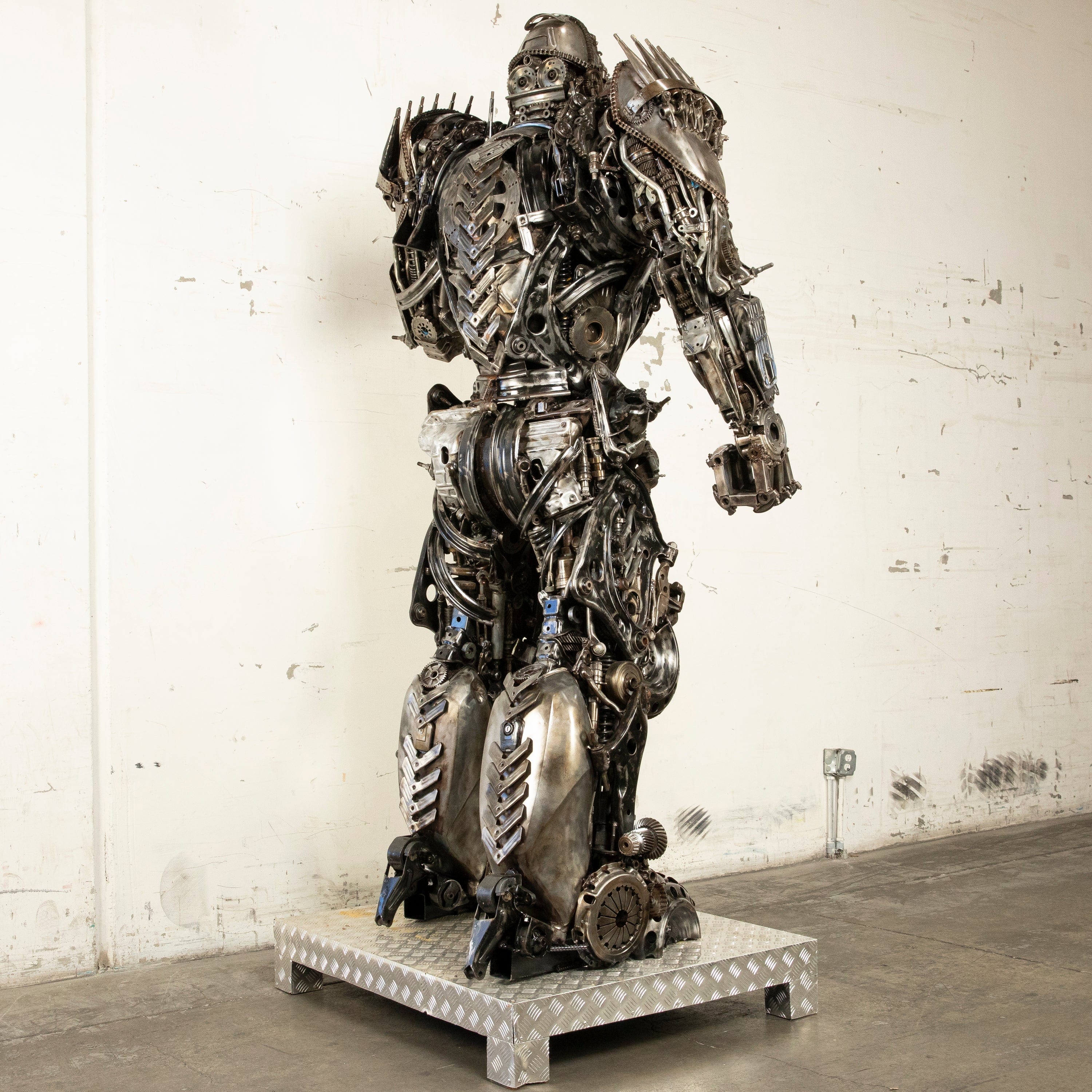 Kalifano Recycled Metal Art 102" Lockdown Decepticon Inspired Recycled Metal Art Sculpture RMS-LD260-S01