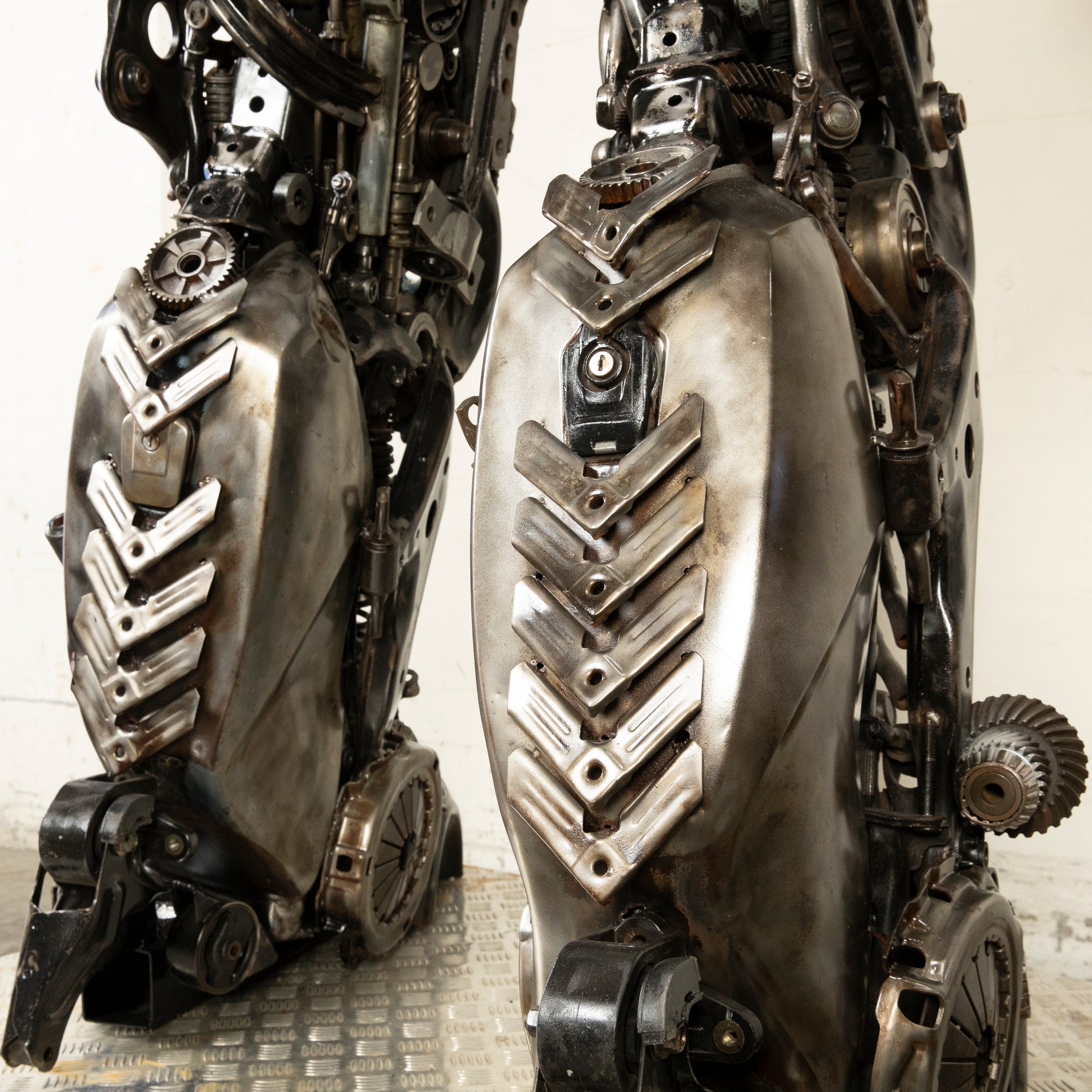 Kalifano Recycled Metal Art 102" Lockdown Decepticon Inspired Recycled Metal Art Sculpture RMS-LD260-S01