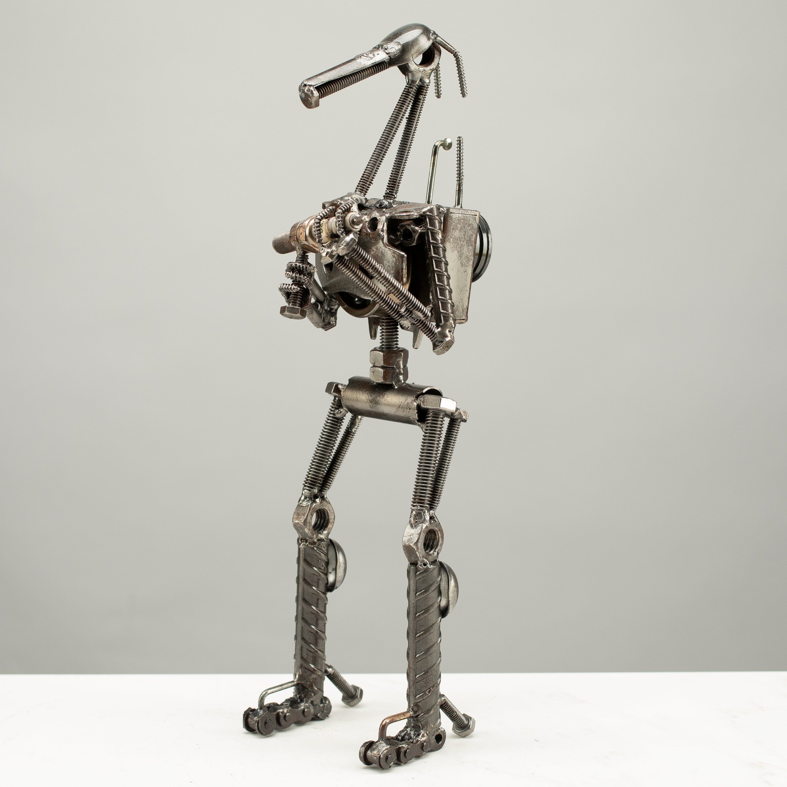 Kalifano Recycled Metal Art 14" Battle Droid Inspired Recycled Metal Art RMS-500DR-N