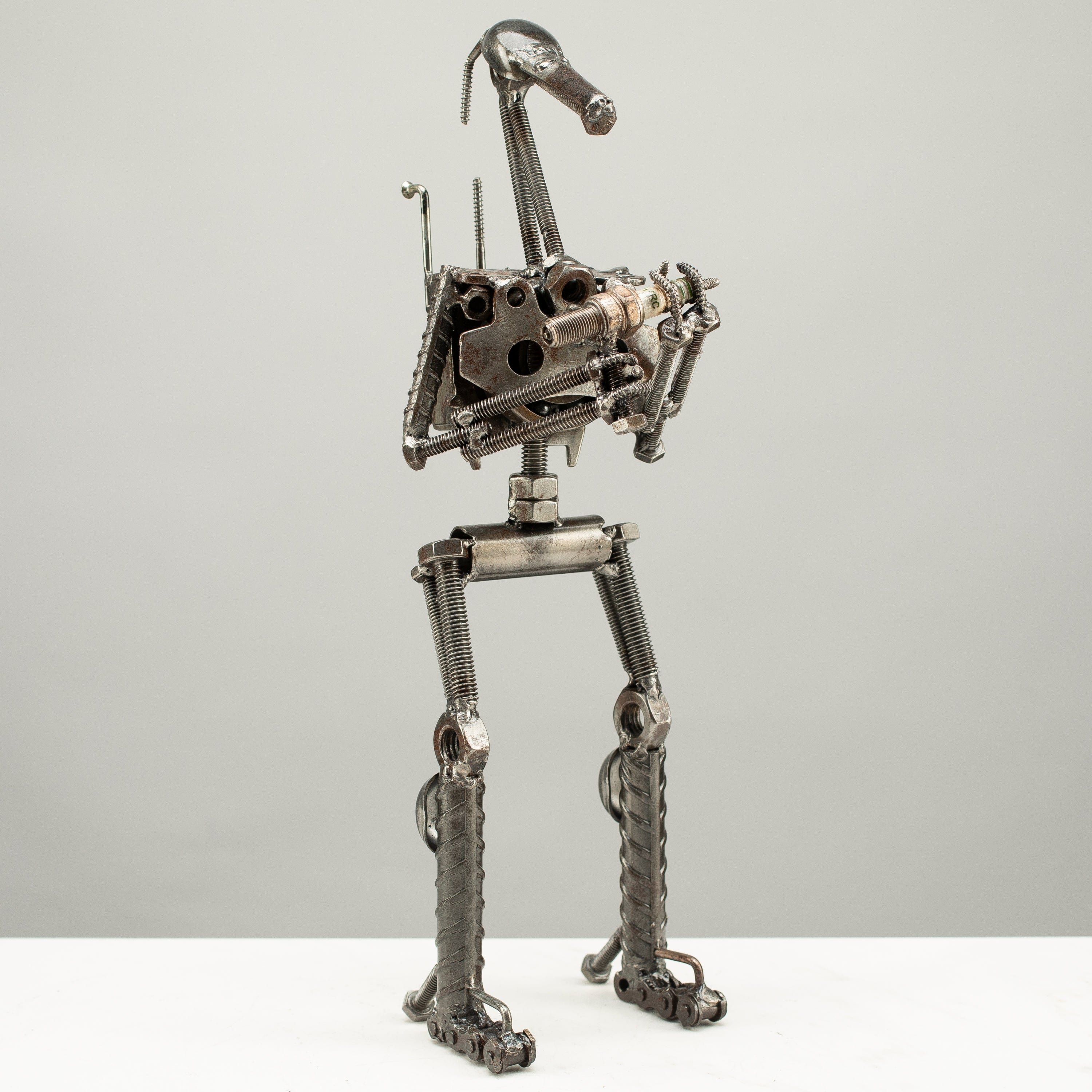 Kalifano Recycled Metal Art 14" Battle Droid Inspired Recycled Metal Art RMS-500DR-N