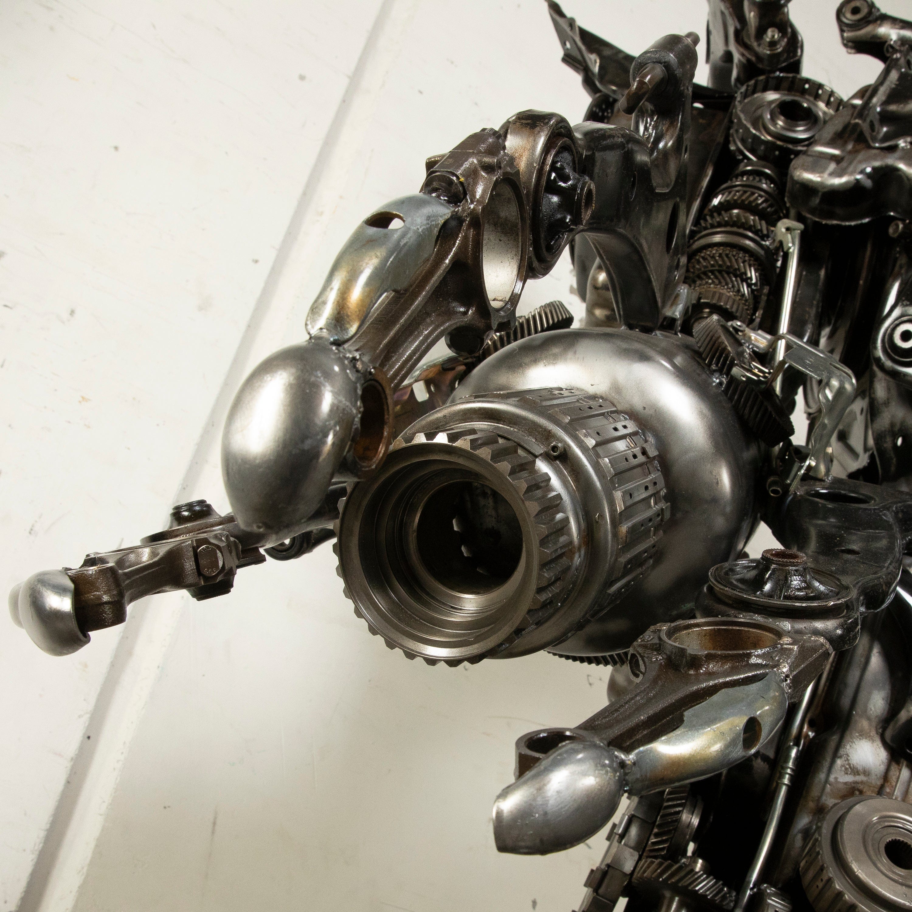 Kalifano Recycled Metal Art 79" Megatron Inspired Recycled Metal Art Sculpture RMS-MEG200-S05